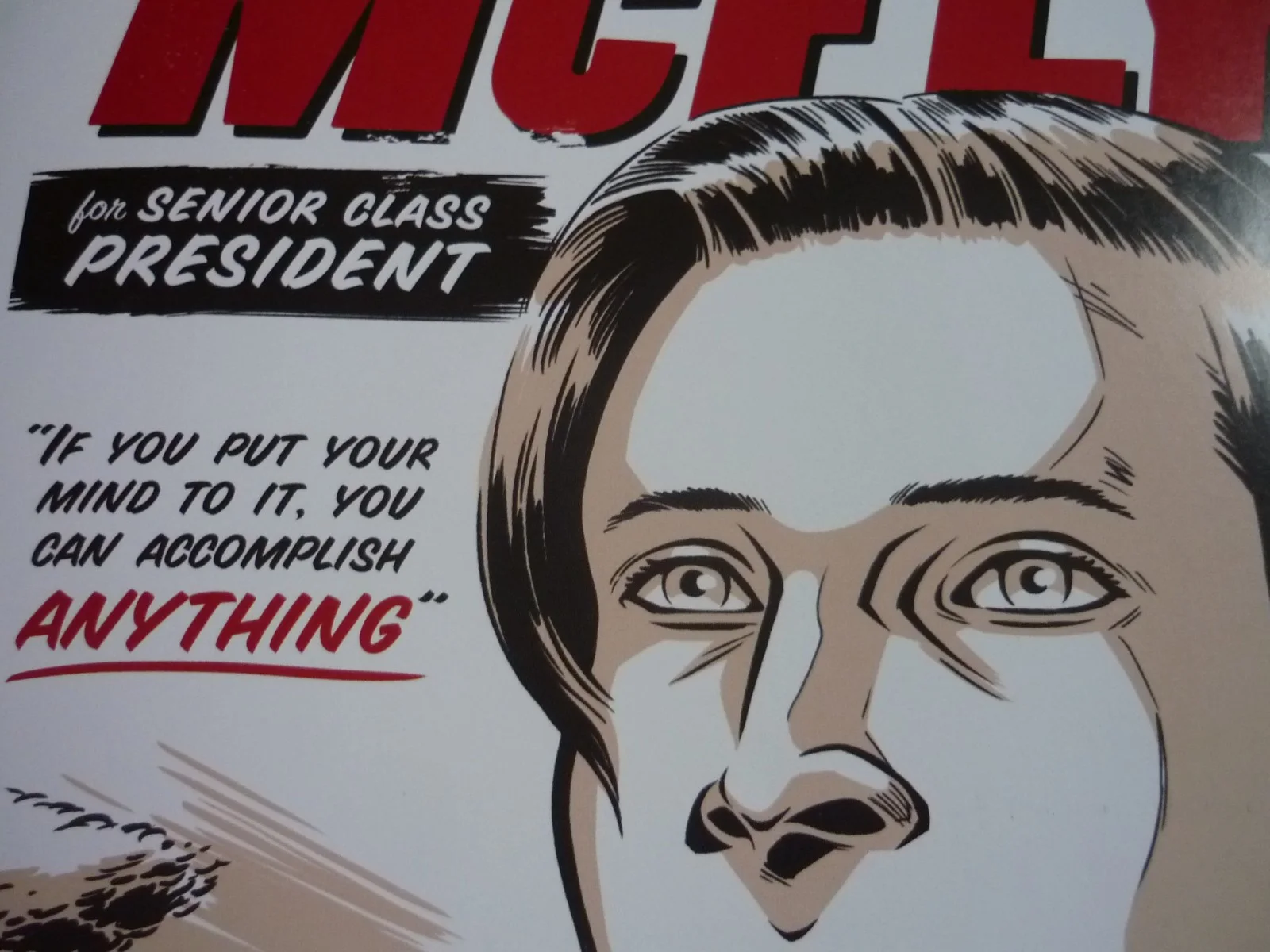 Framed mounted 14x11 inchs Poster Film back to the future vote mcfly class presi, изображение 2