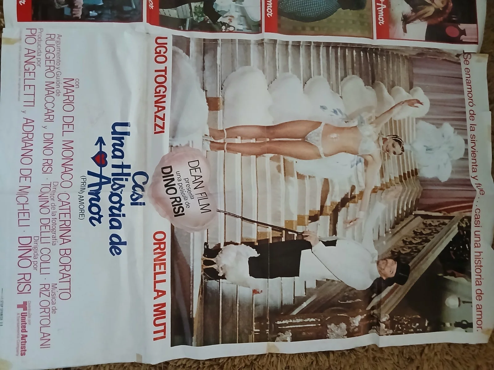 'First Love'Genuine Original 1970 Italian Cinema Movie Poster Size 1m 92cm X 1m, изображение 4