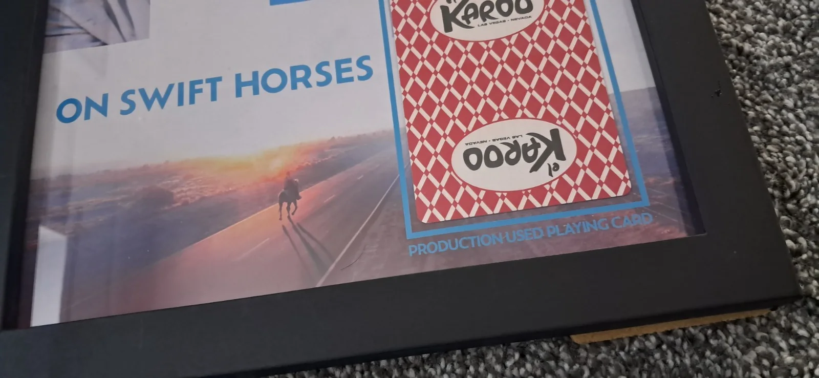 On Swift Horses (2024) - Production Used Playing Card Prop - A4 Display, image 3