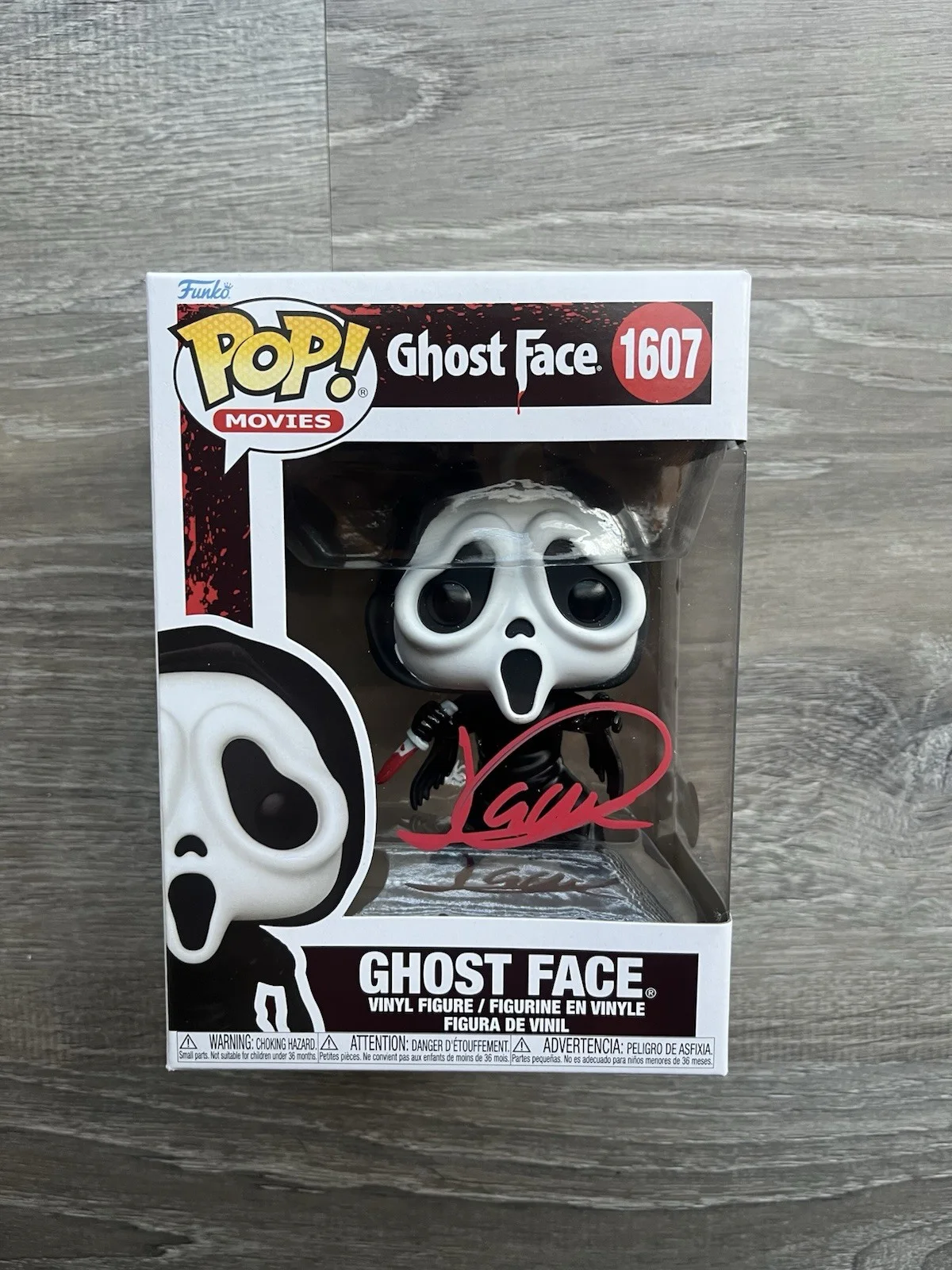 Jack Quaid — Jack Quaid Signed Ghostface Funko Pop Beckett COA 1607 Scream Richie Kirsch, изображение 2