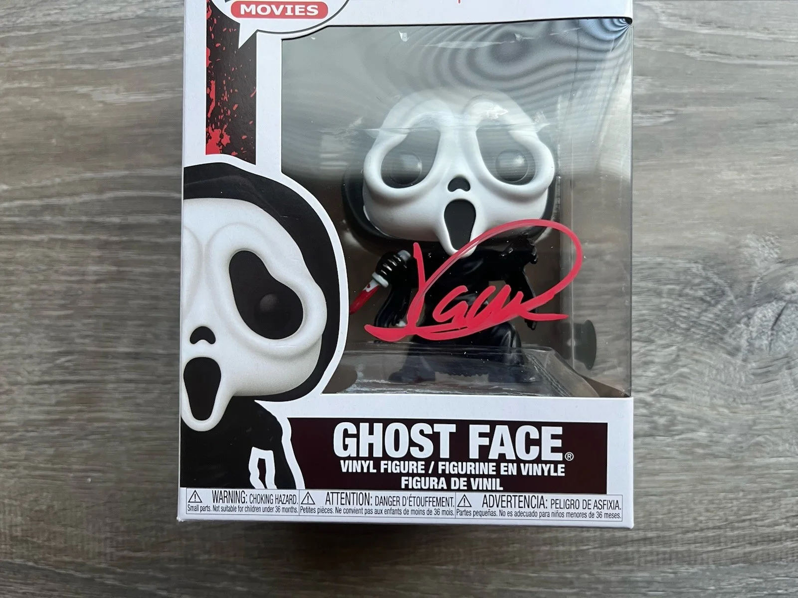 Jack Quaid — Jack Quaid Signed Ghostface Funko Pop Beckett COA 1607 Scream Richie Kirsch, изображение 3