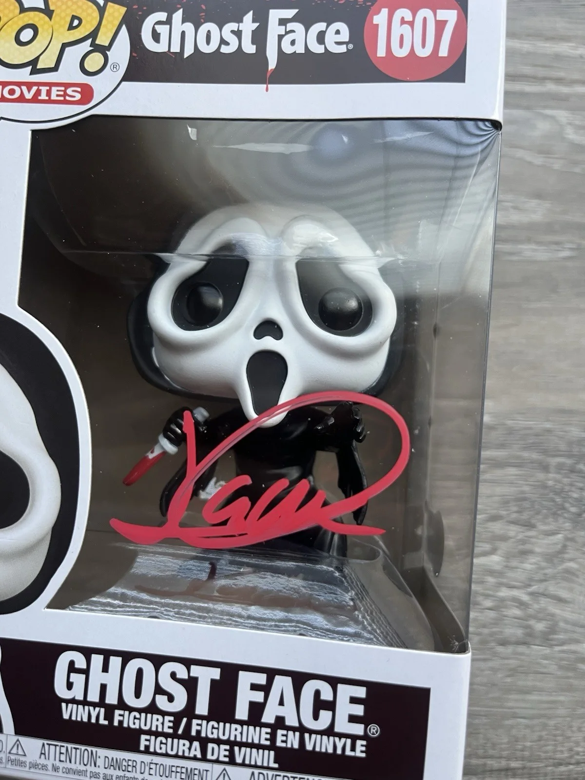 Jack Quaid — Jack Quaid Signed Ghostface Funko Pop Beckett COA 1607 Scream Richie Kirsch, изображение 4