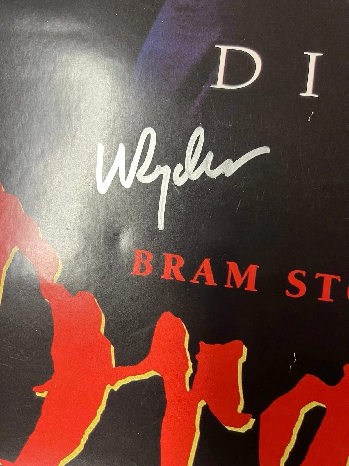 Anthony Hopkins Gary Oldman Winona Ryder — Winona Ryder, Anthony Hopkins, Oldman Signed 27x40 Original Dracula Poster, image 3