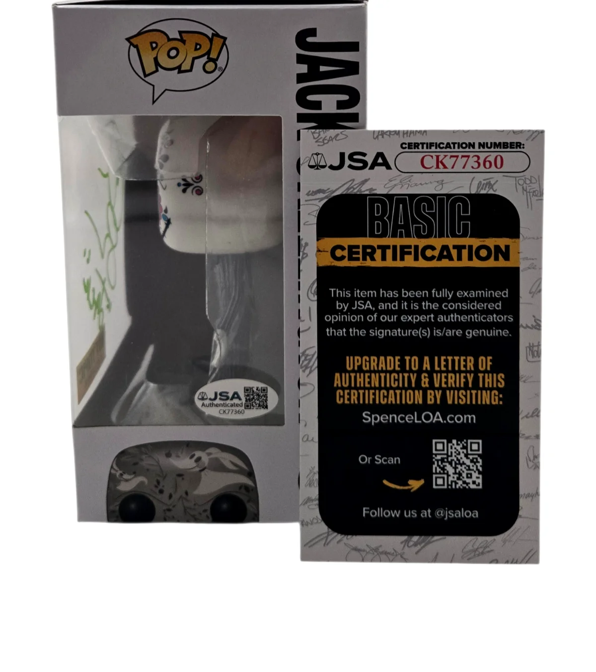 Chris Sarandon — Chris Sarandon Signed Funko Pop Jack NBC Christmas HT Disney 15 JSA COA 60, image 2