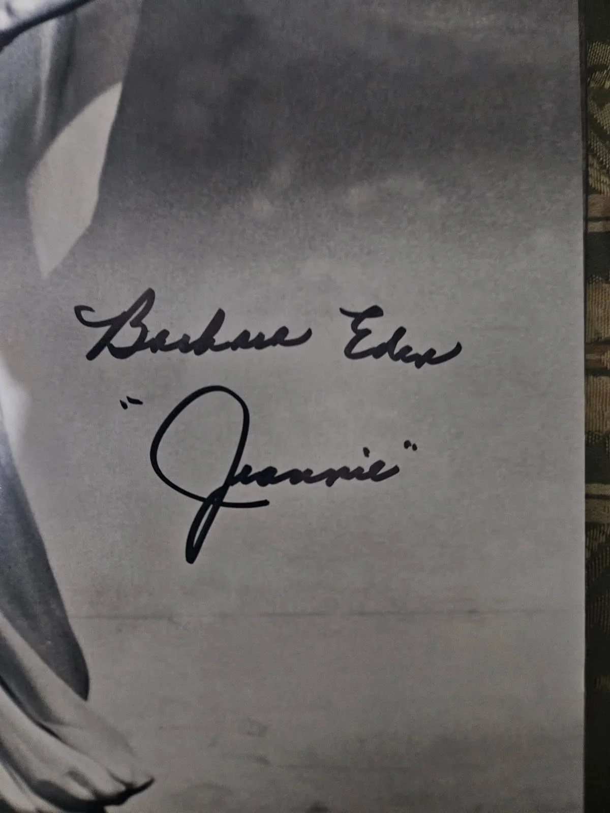 Barbara Eden — Barbara Eden I Dream of Jeannie autographed 11x14 photo JSA Certified, изображение 2