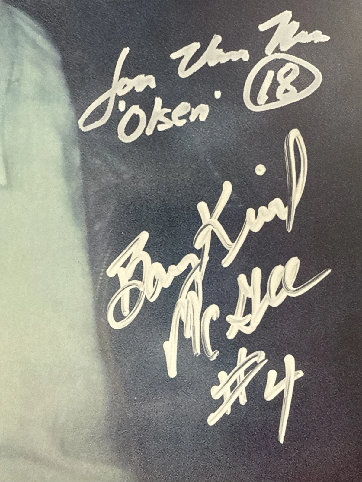 Barbara Hershey — The Natural 11x17 Movie Poster Signed By 5 Cast Members Barbara Hershey G2U, изображение 5