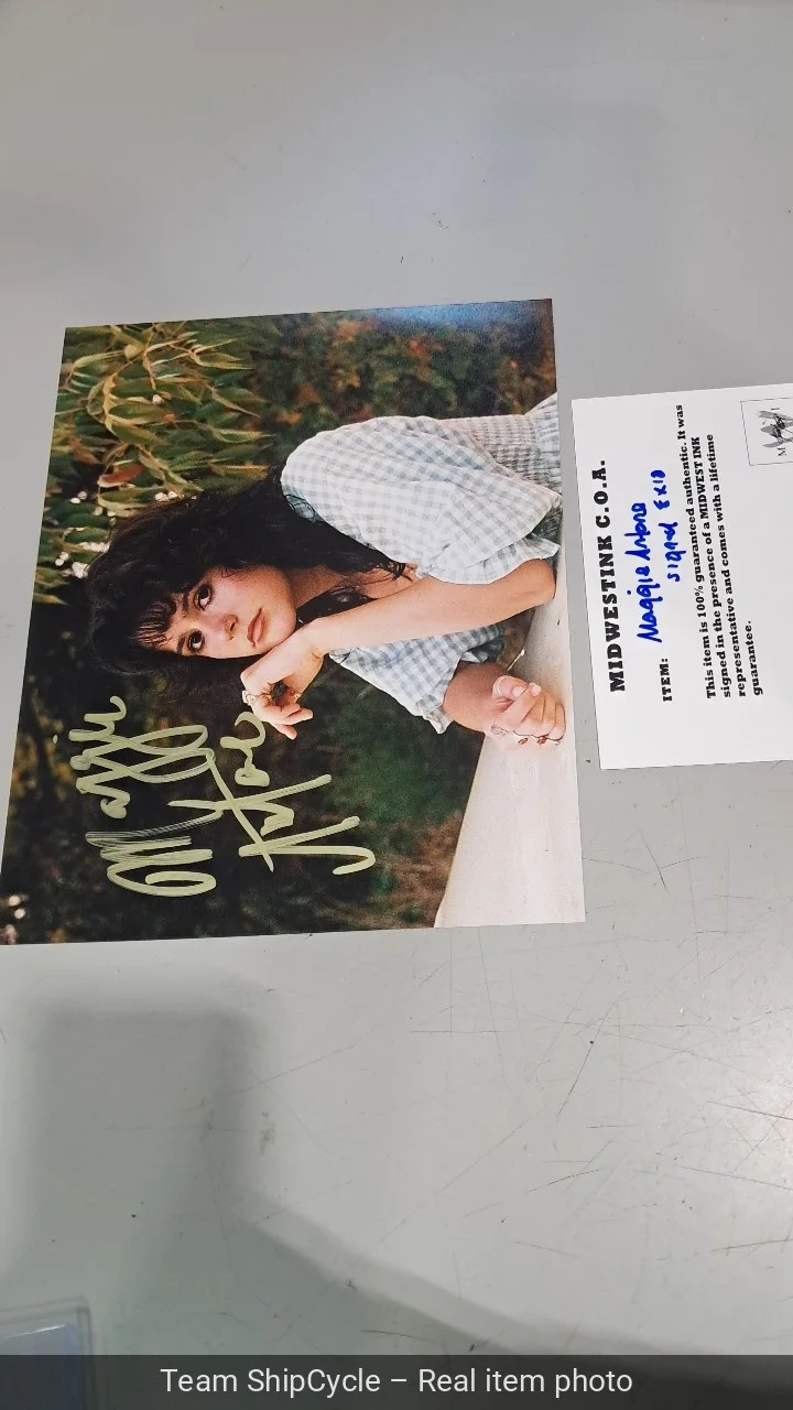 MAGGIE ANTONE signed 8x10 photo RHINESTONED COA G2U, image 5
