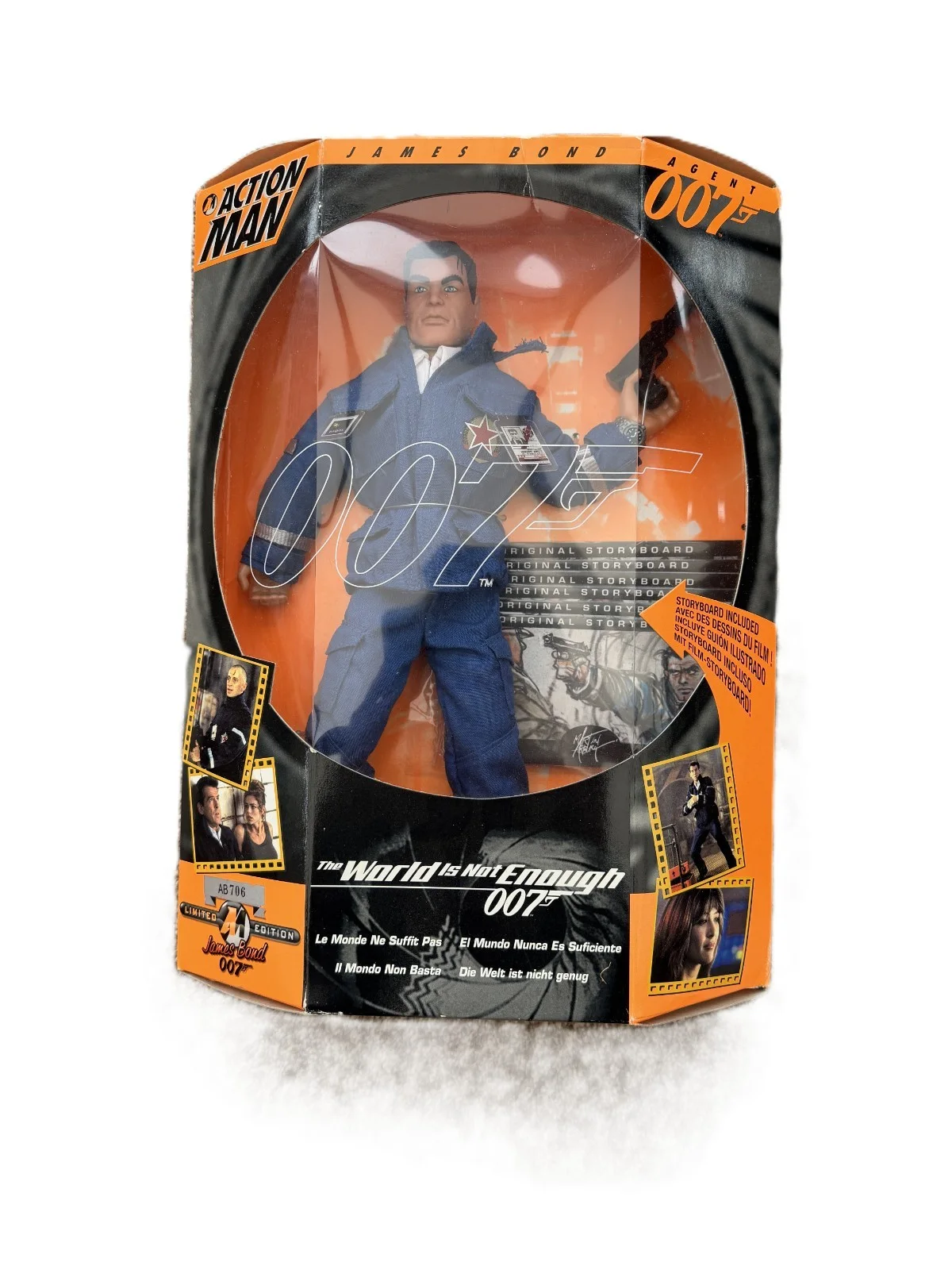 ACTION MAN JAMES BOND THE WORLD IS NOT ENOUGH 12" ACTION FIGURE HASBRO, изображение 2