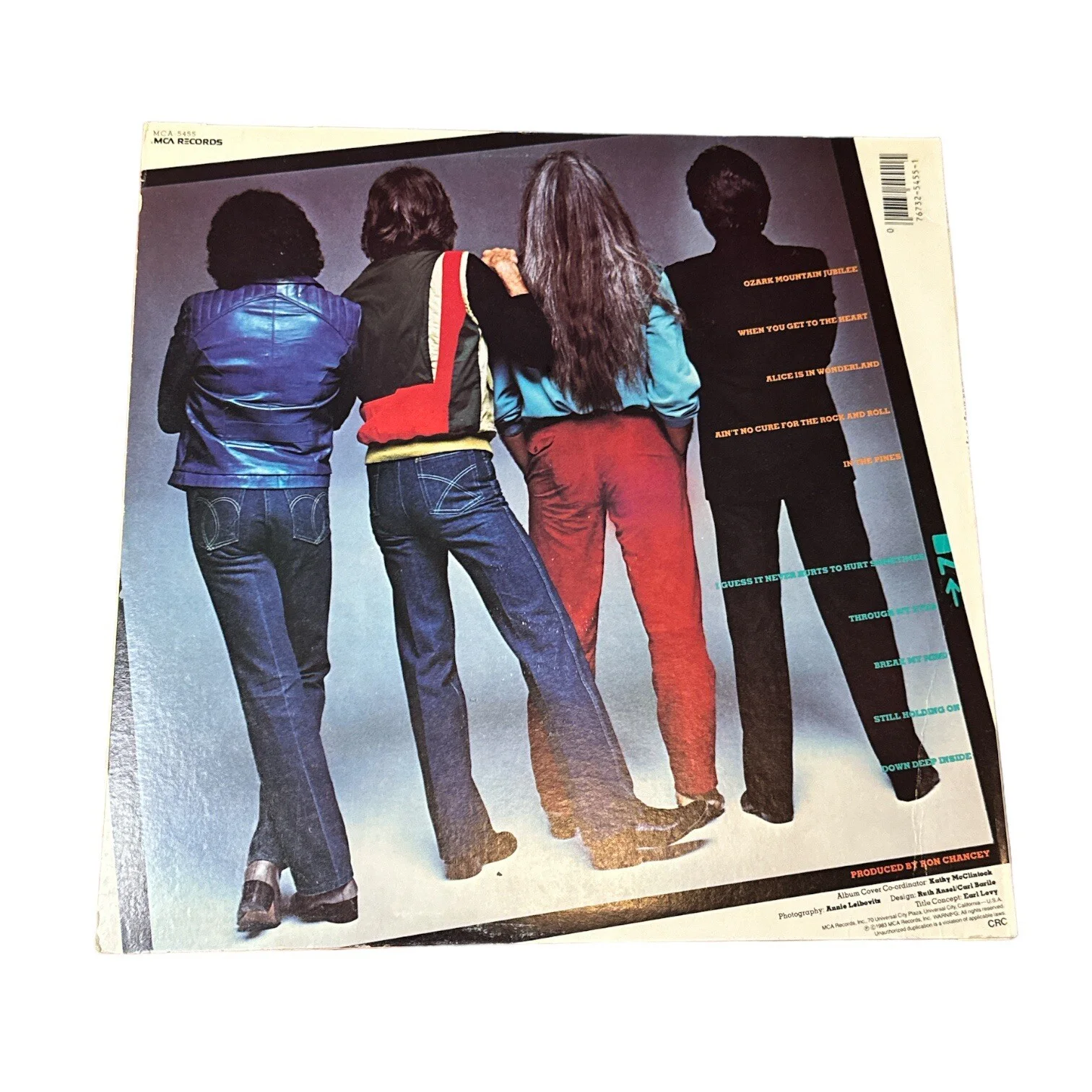 Joe Bonsall - Signed Autograph Oak Ridge Boys “Deliver” Record Album MCA-5455, изображение 3