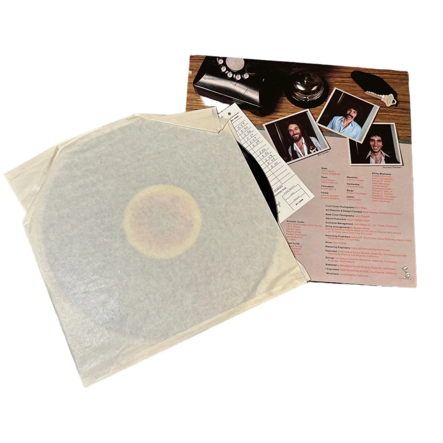Joe Bonsall - Signed Autograph Oak Ridge Boys “Room Service” 33 1/3 Record Album, изображение 4