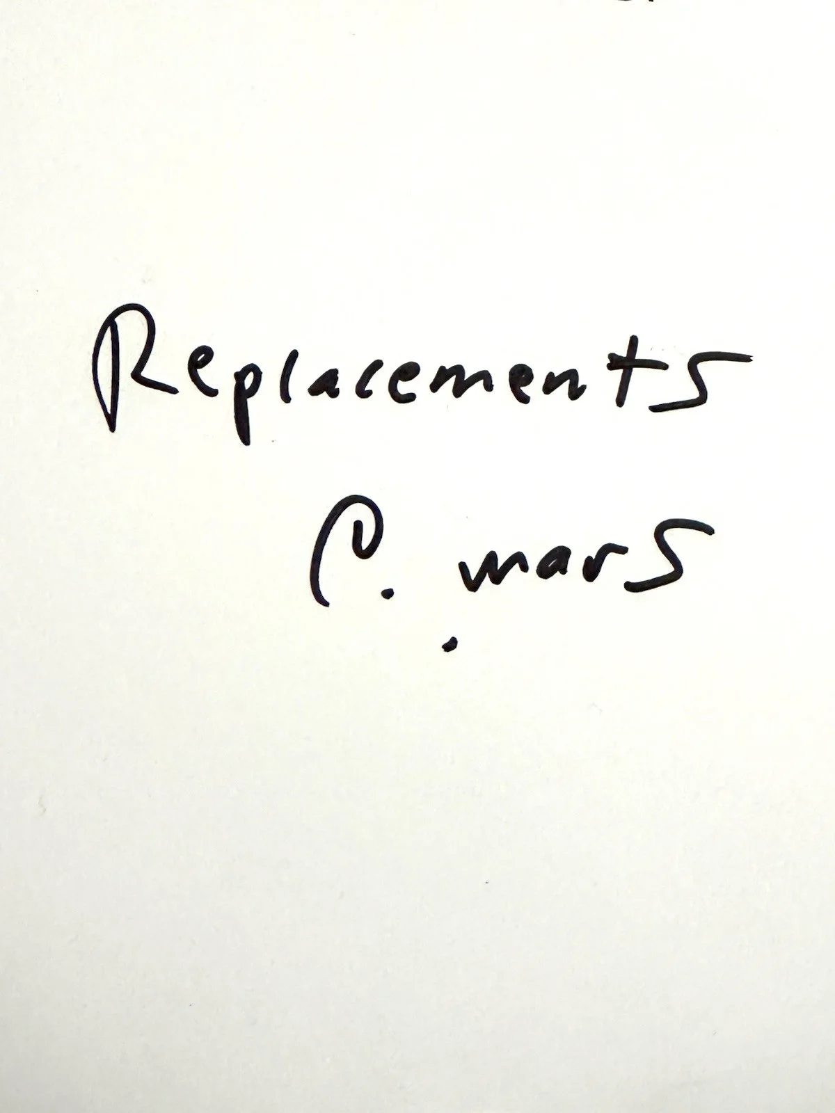 Chris Mars Of The Replacements Signed Drumhead Pleased To Meet Me RARE JSA COA, image 2