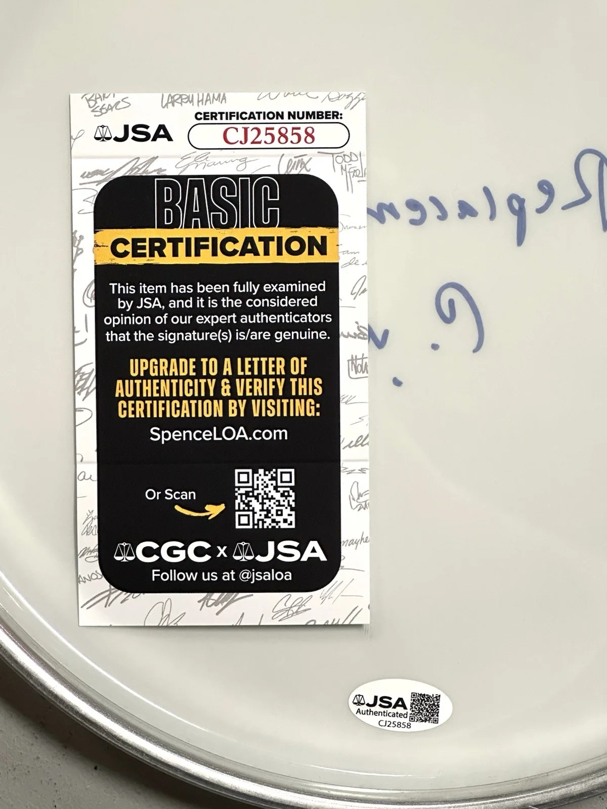Chris Mars Of The Replacements Signed Drumhead Pleased To Meet Me RARE JSA COA, image 4