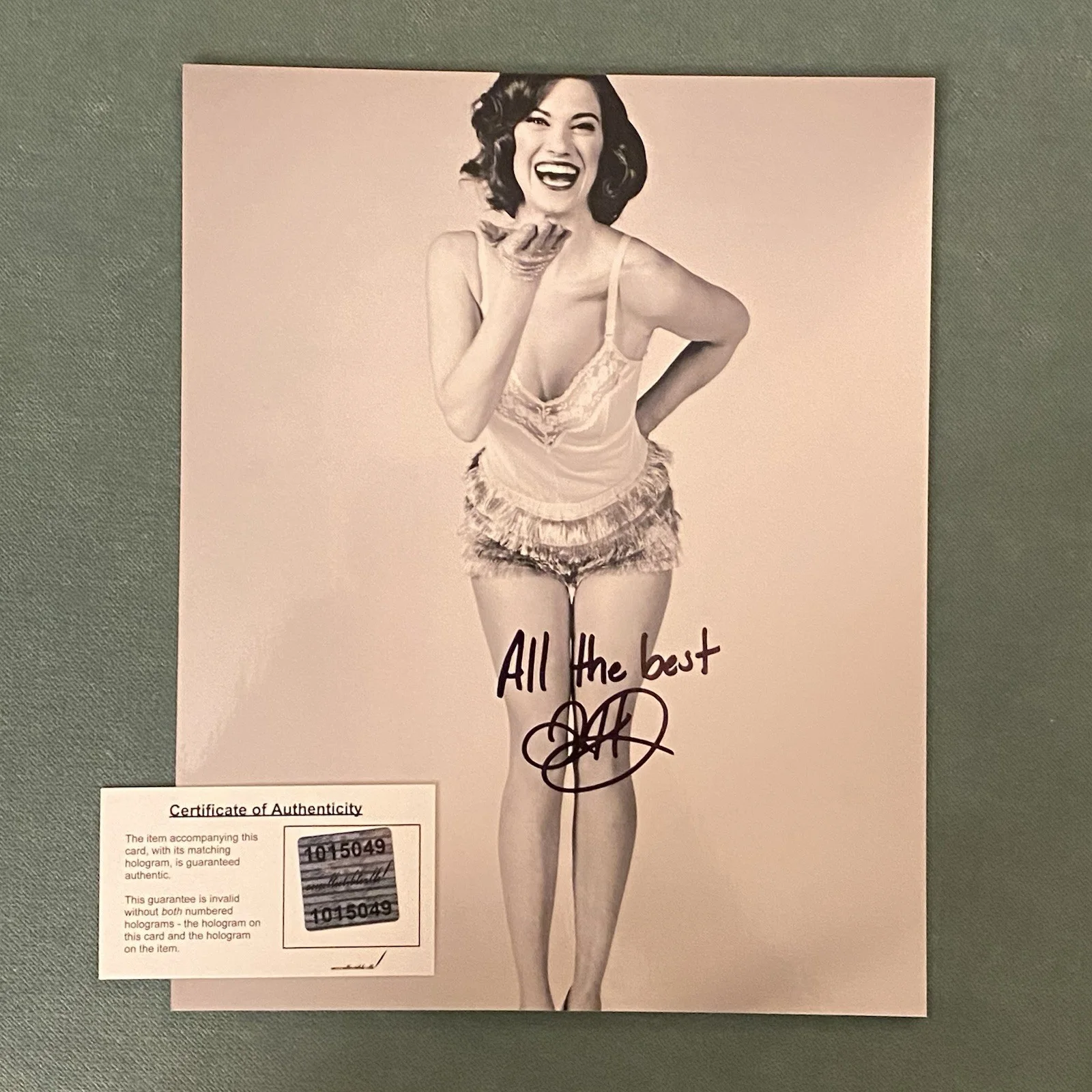 Heather Doerksen — Heather Doerksen Autograph Signed 8x10 Photo Battlestar Galactica W/ COA, изображение 2