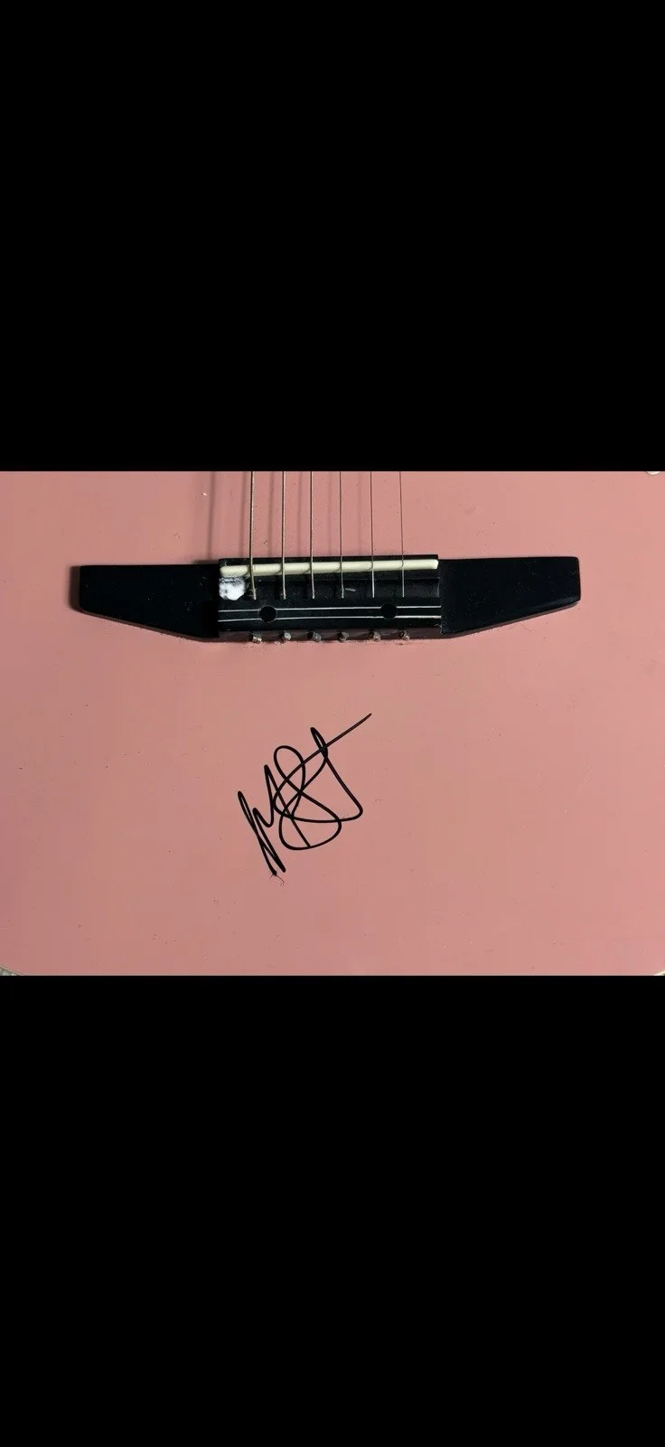 Miranda Lambert — MIRANDA LAMBERT SIGNED AUTOGRAPHED PINK ACOUSTIC GUITAR COUNTRY MUSIC ARTIST, изображение 3