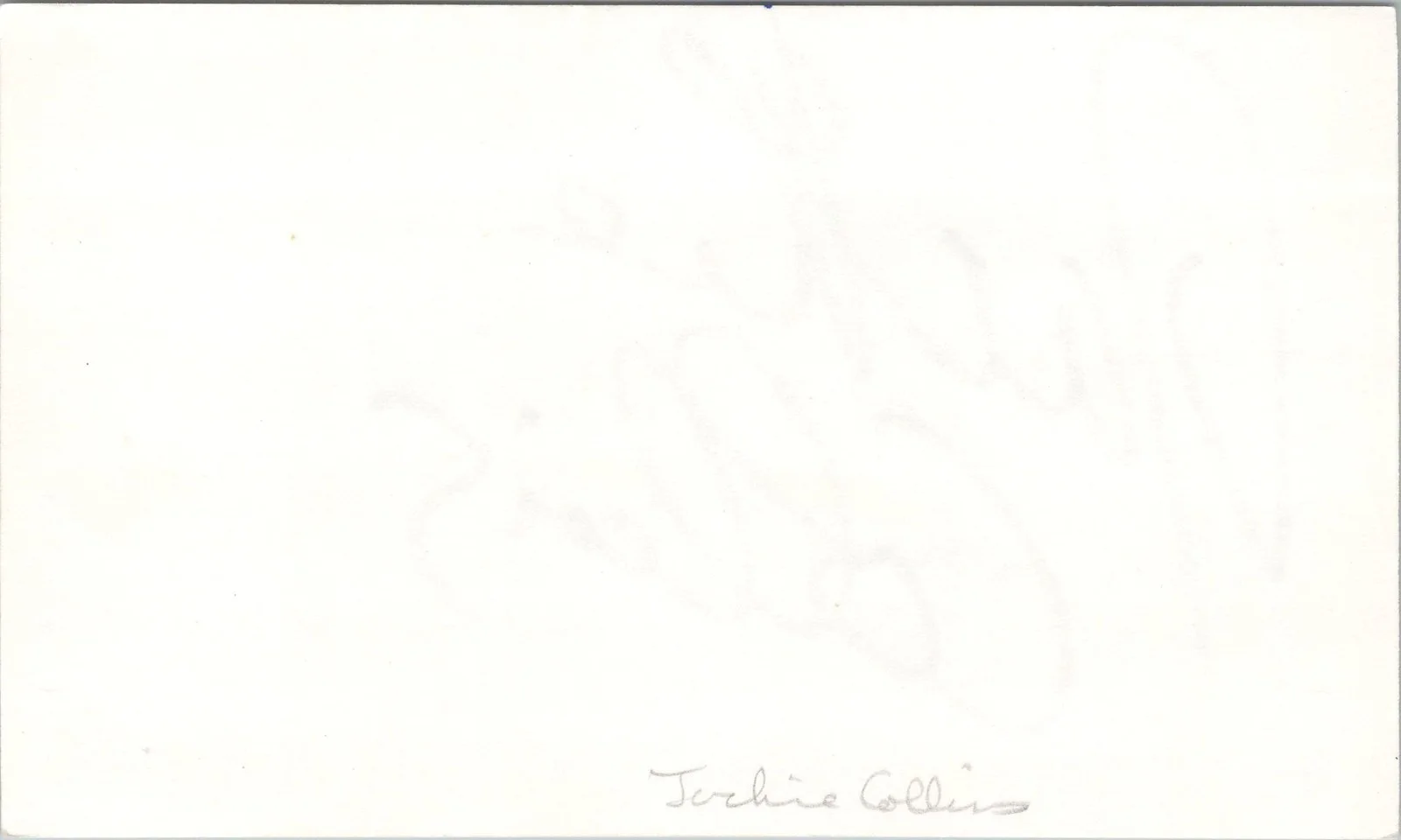 Jackie Collins — Jackie Collins Signed 3x5 Index Card Autographed, image 2