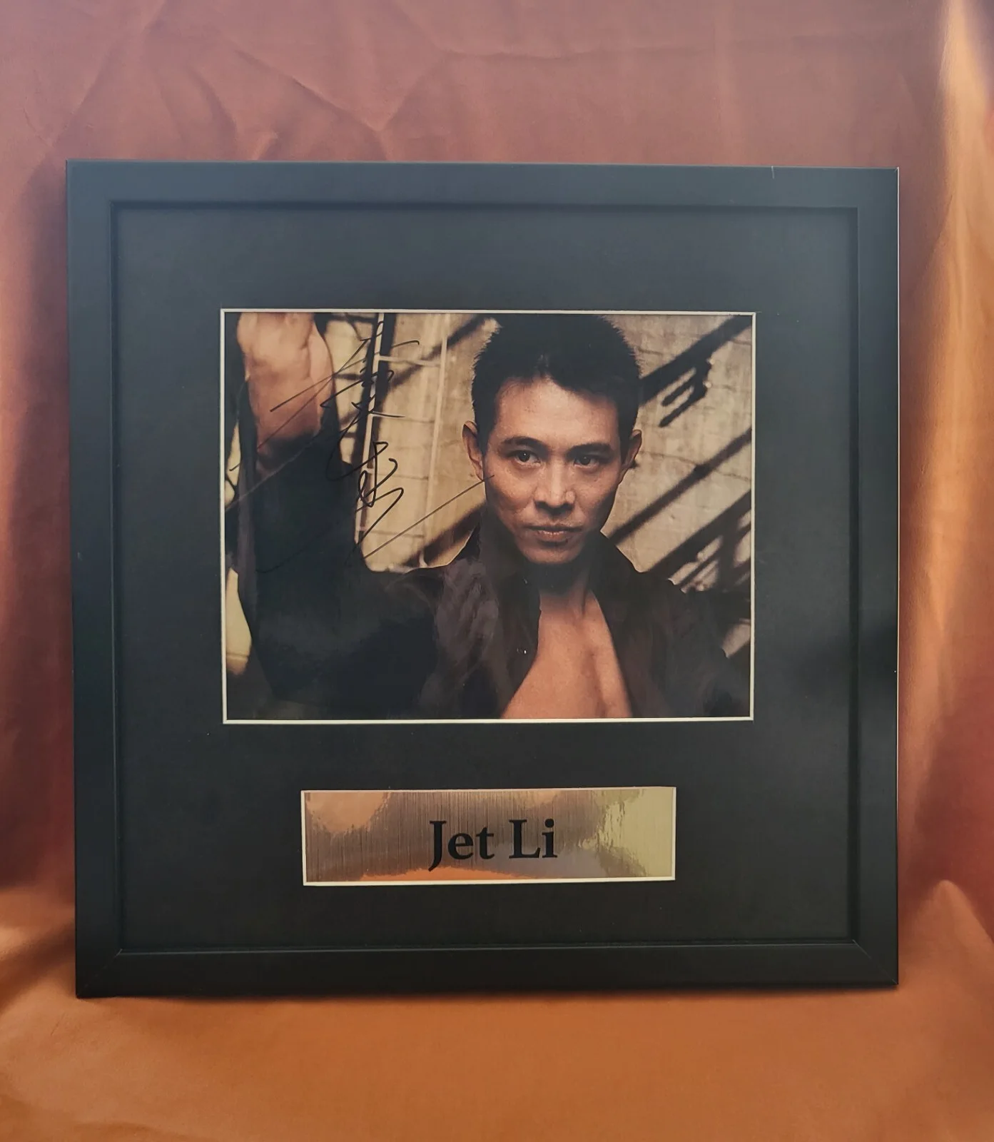 JET LI Autographed Signed Photo Poster Autographs Collectibles 8*10 Framed ver, изображение 2