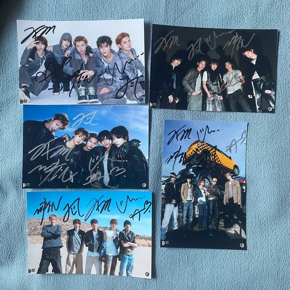 CORTIS GROUP Photo Autographed SIGNED K-POP Collection 4*6 2025, image 2