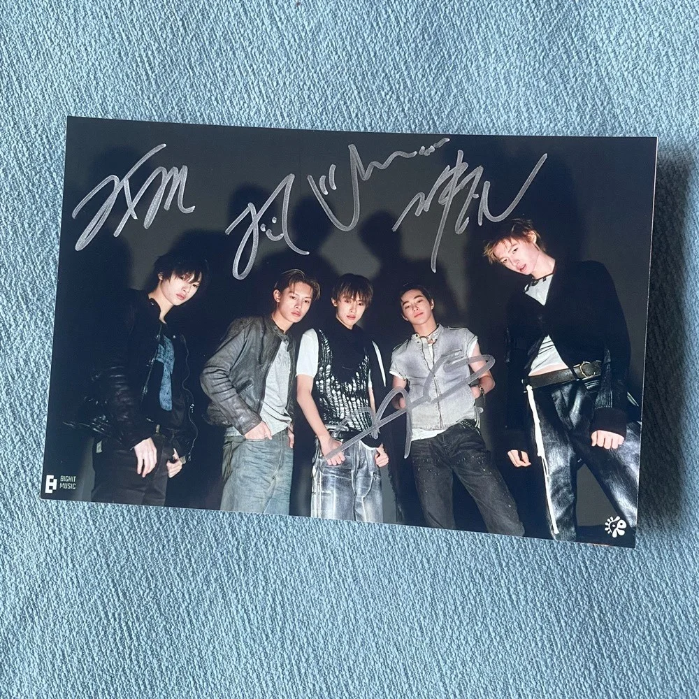CORTIS GROUP Photo Autographed SIGNED K-POP Collection 4*6 2025, image 5