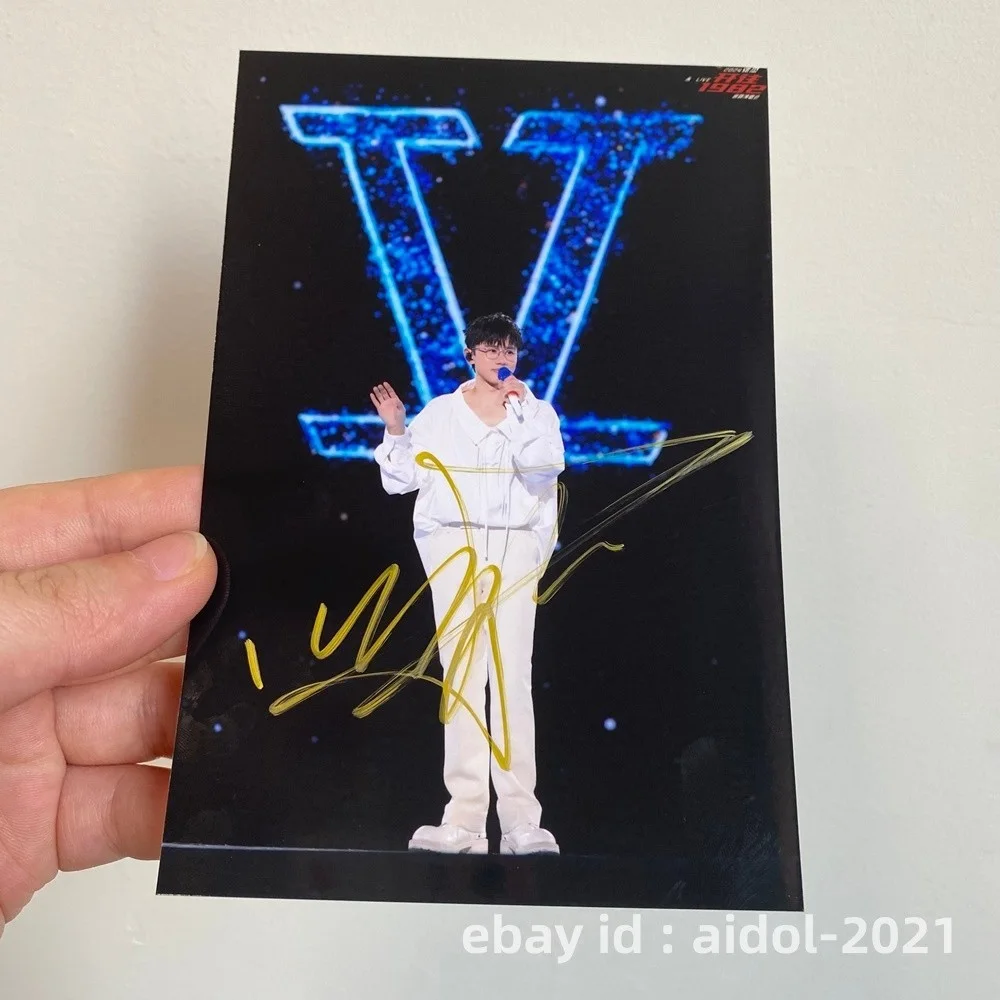 JASON ZHANG RD.1982 CONCERT AUTOGRAPHED SIGNED PHOTO 4*6 2025, image 3