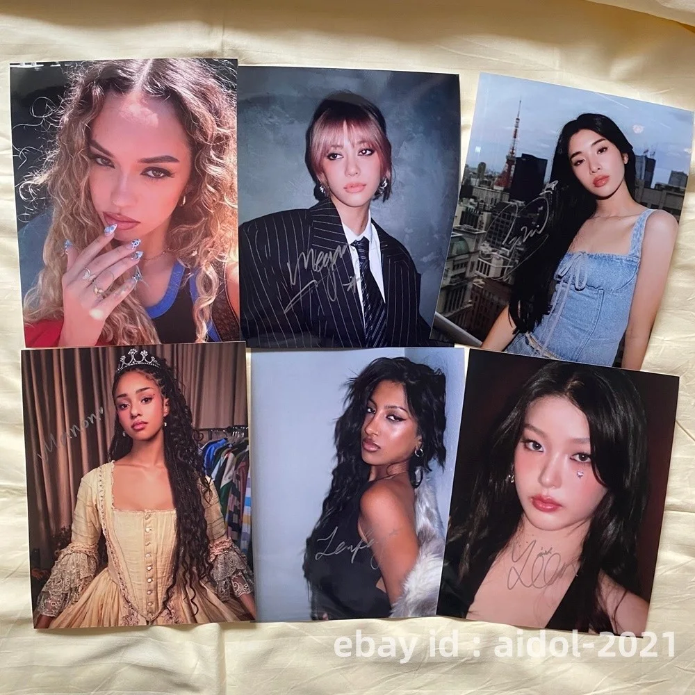 KATSEYE Autographed Signed Photo Gifts Collection Collectibles Rare 8*10 2025A, изображение 2