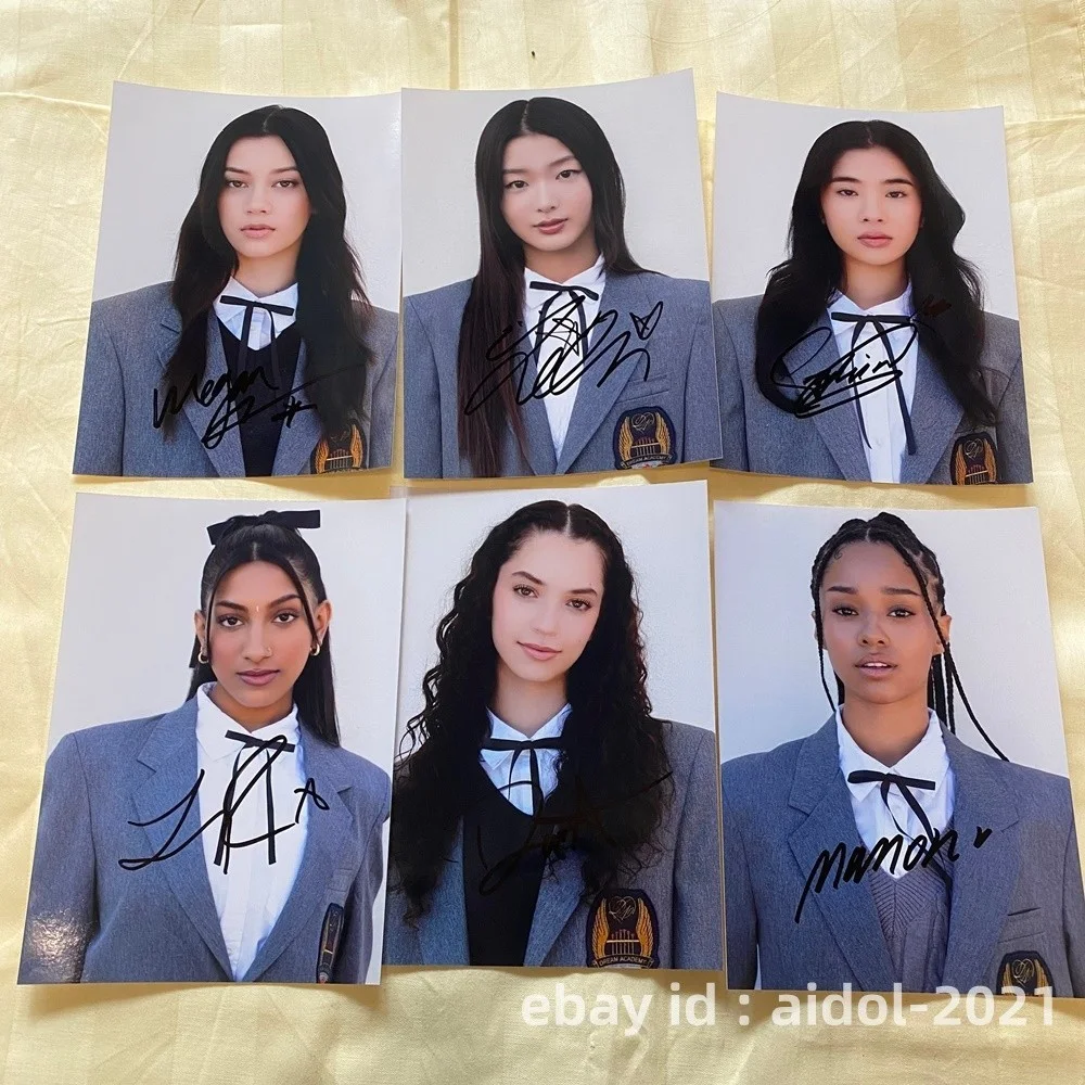 KATSEYE Autographed Signed Photo Gifts Collection Collectibles Rare 5*7 2025, изображение 2