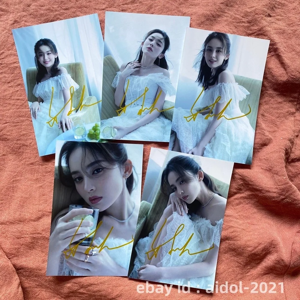 Gulnazar Autographed Signed Photo 4*6 Chinese Star Collection 古力娜扎 2024, image 2