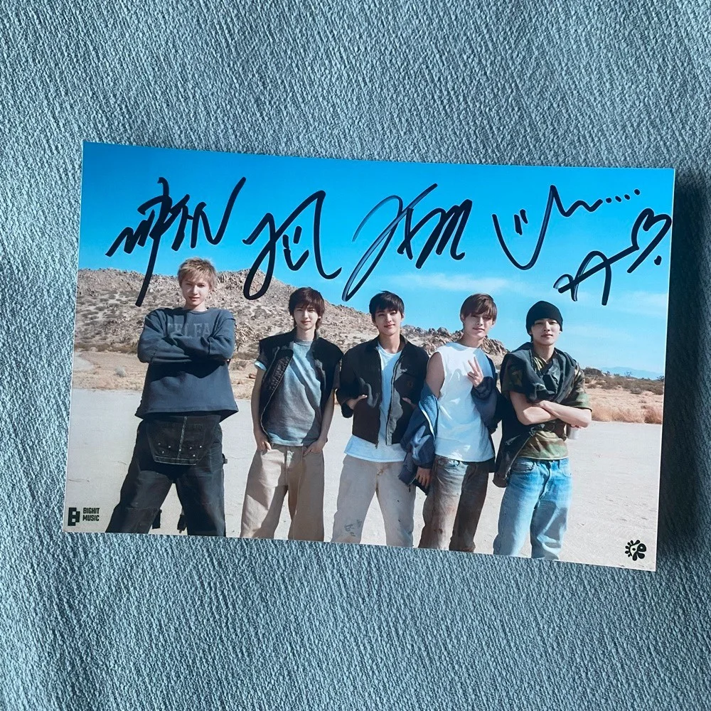 CORTIS GROUP Photo Autographed SIGNED K-POP Collection 4*6 2025, image 3