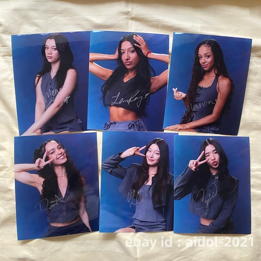 KATSEYE Autographed Signed Photo Gifts Collection Collectibles Rare 8*10 2025B, изображение 2