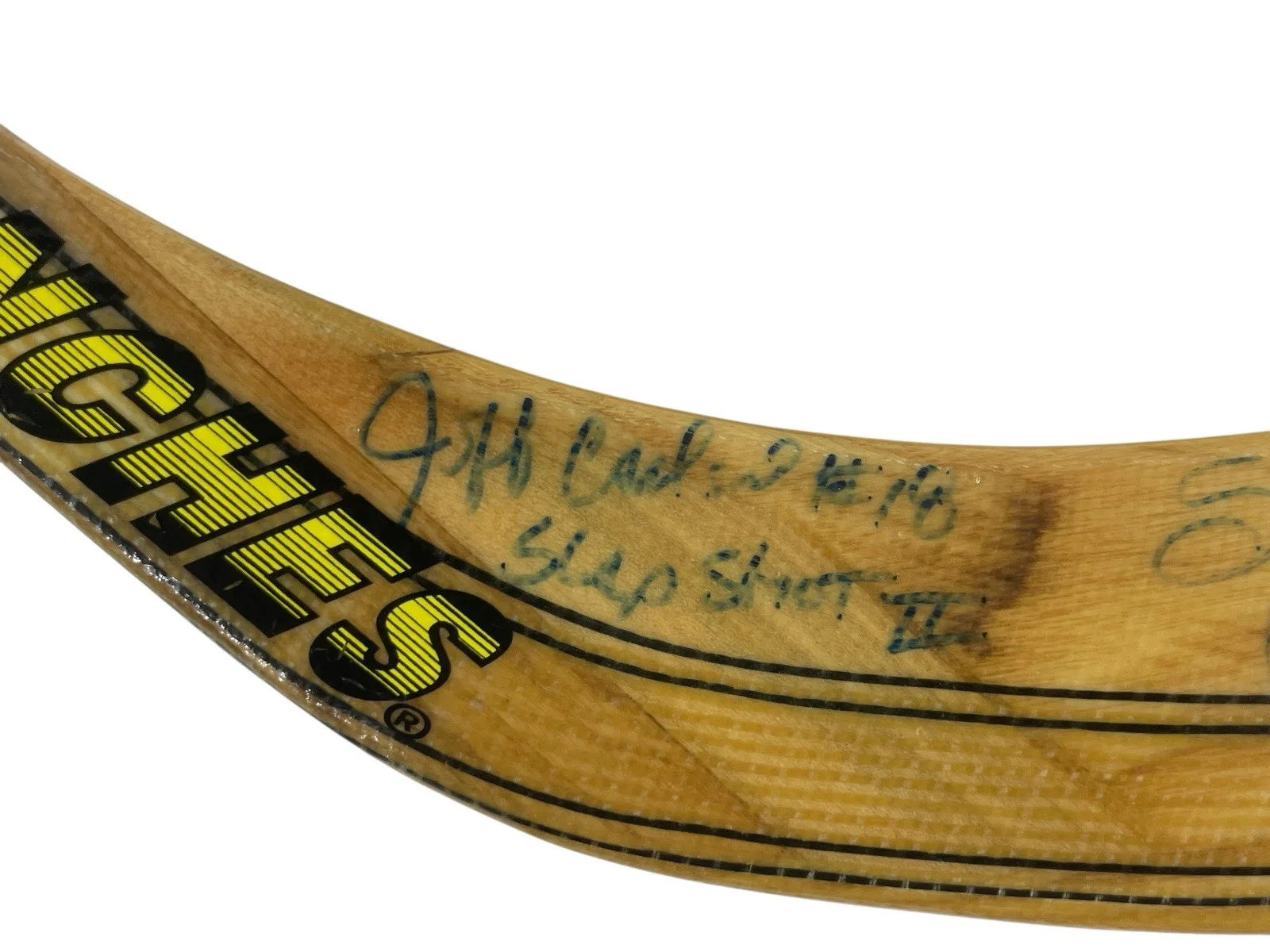 Hanson Brothers — Slap Shot Hanson Brothers Signed Hockey Stick Blade Dave Steve Jeff Carlson JSA, изображение 5