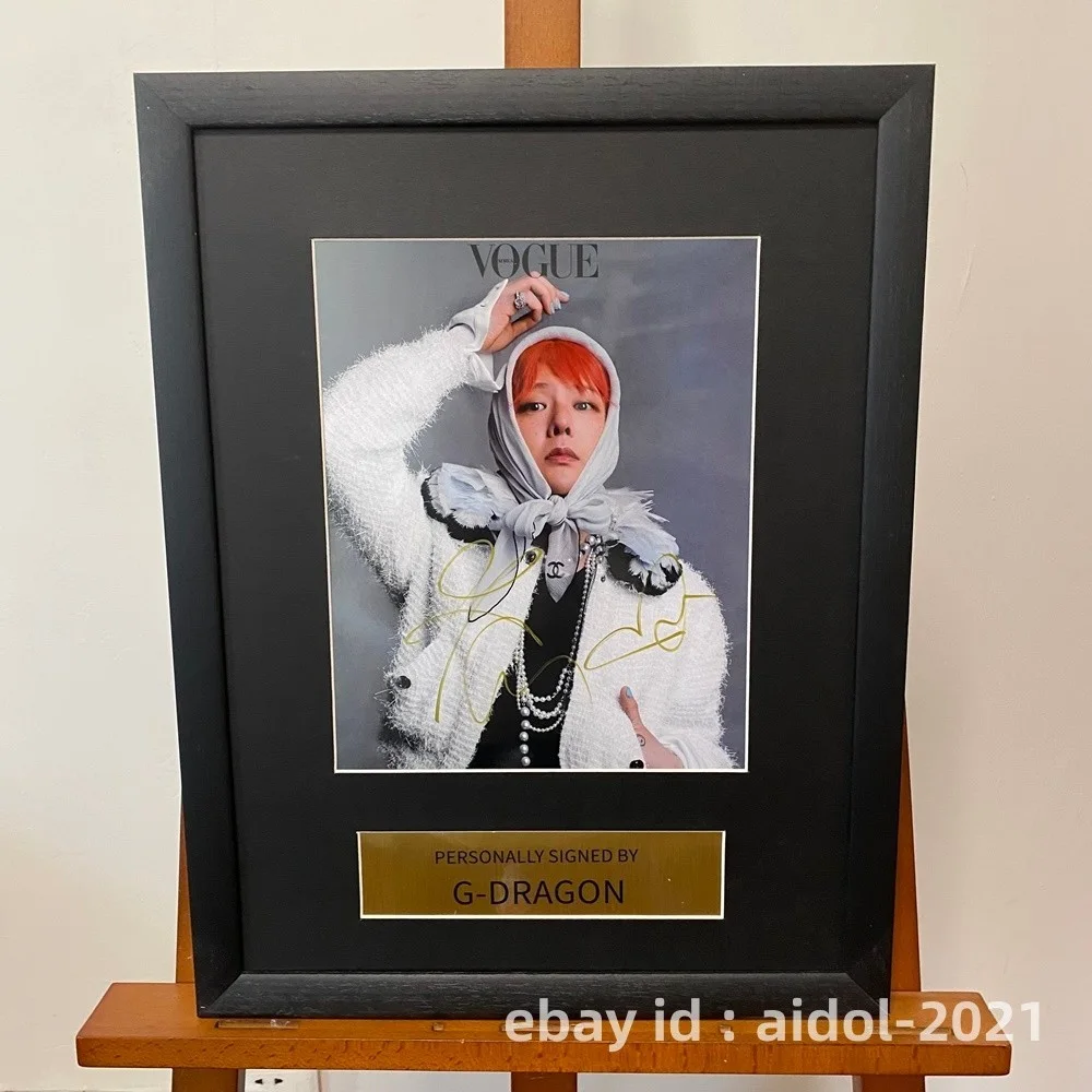 BIGBANG G-DRAGON Autographed Signed Photo 8*10 K-POP Collection RARE 2025B, image 2