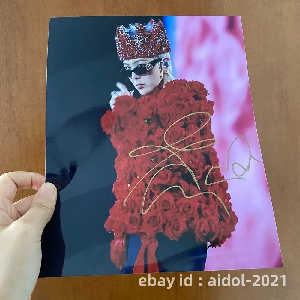 BIGBANG G-DRAGON Autographed Signed Photo 8*10 K-POP Collection RARE 2025D, image 3