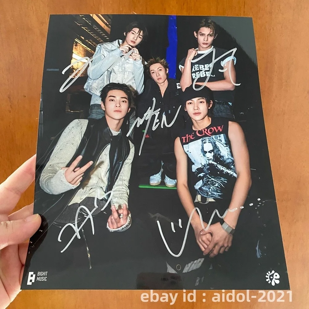 CORTIS GROUP Photo Poster 8*10 Autographs SIGNED K-POP FRAMED 2025B, изображение 3