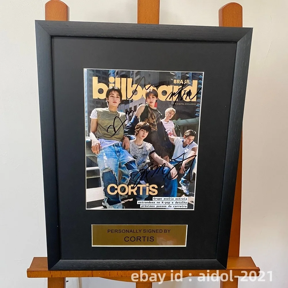 CORTIS GROUP Photo Poster 8*10 Autographs SIGNED K-POP FRAMED 2025C, image 3