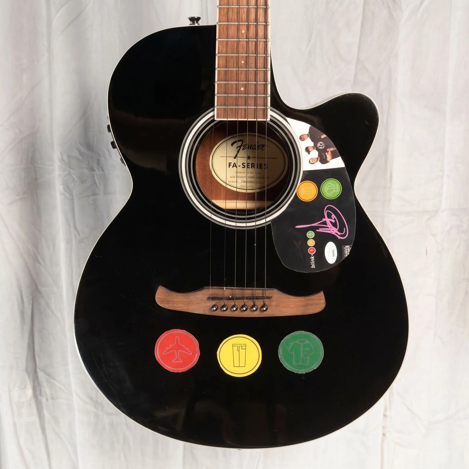 Mark Hoppus Signed Fender Acoustic Guitar - Blink-182 Autographed JSA Certified, изображение 2