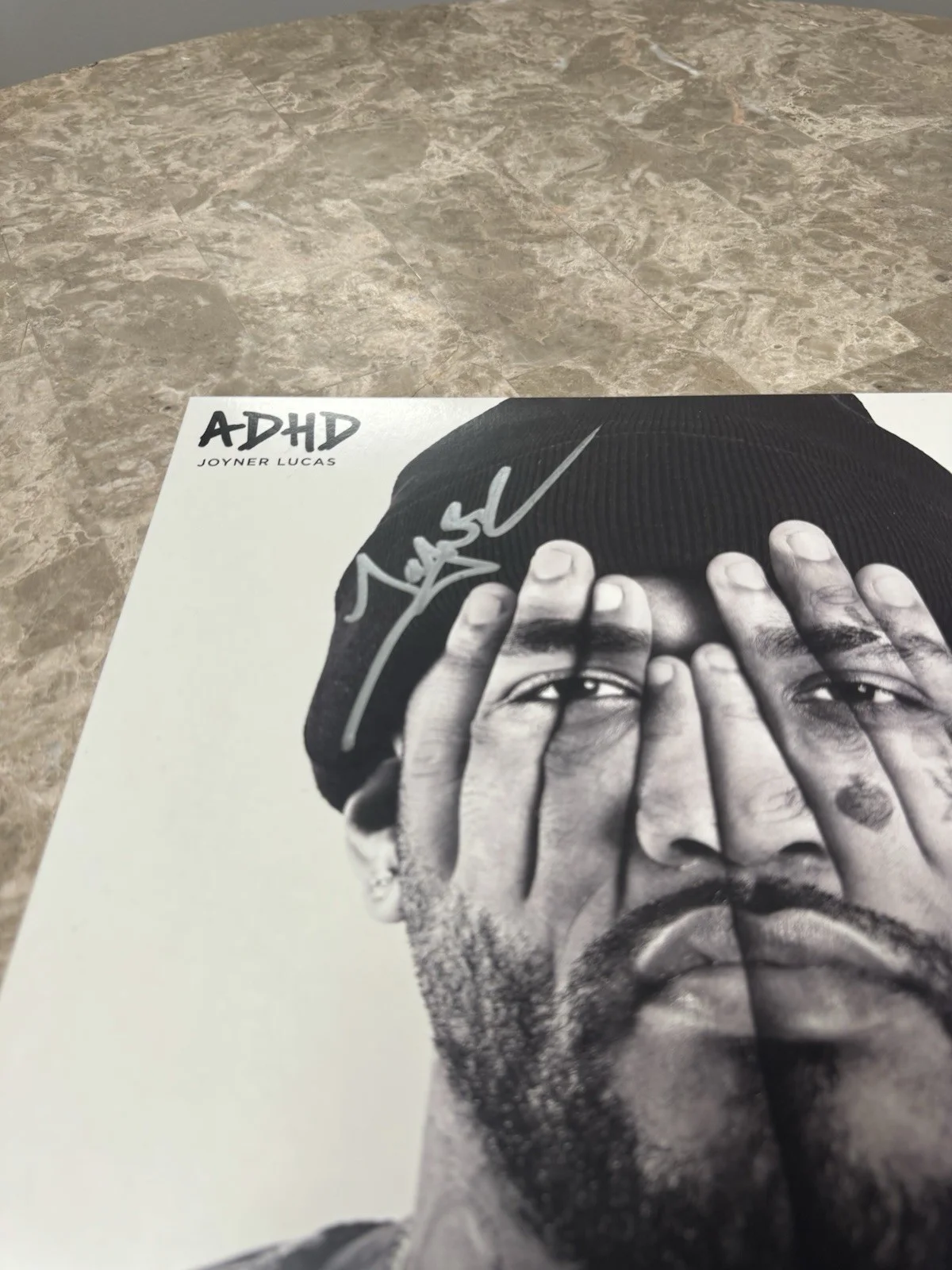 Signed Joyner Lucas ADHD Vinyl Record Album LP Has Reciepts From Original Owner, изображение 2