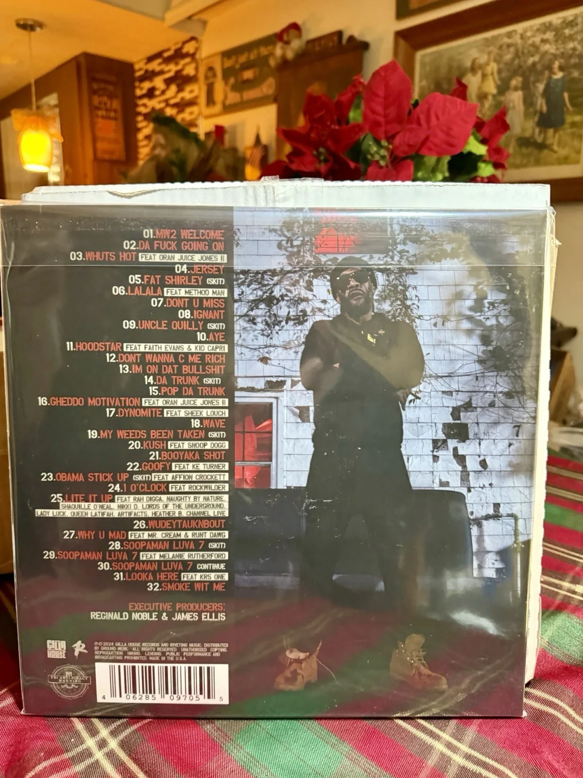 REDMAN Muddy Waters Too LP SIGNED Cover Personalized AUTO White INK WuTang 🐝, image 2