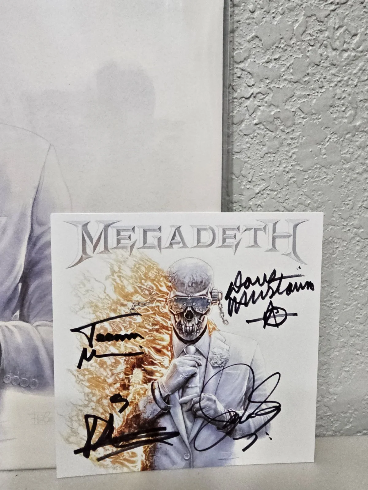 Megadeth- TSL Exclusive- Megadeth Blaze LP- Signed, image 3