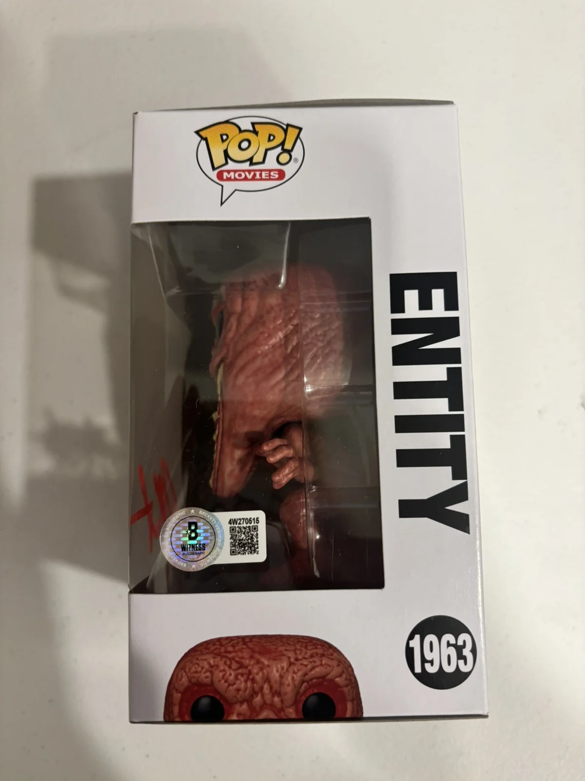 Marti Matulis Signed Smile Entity Funko Beckett Witness BAS COA Red, image 2