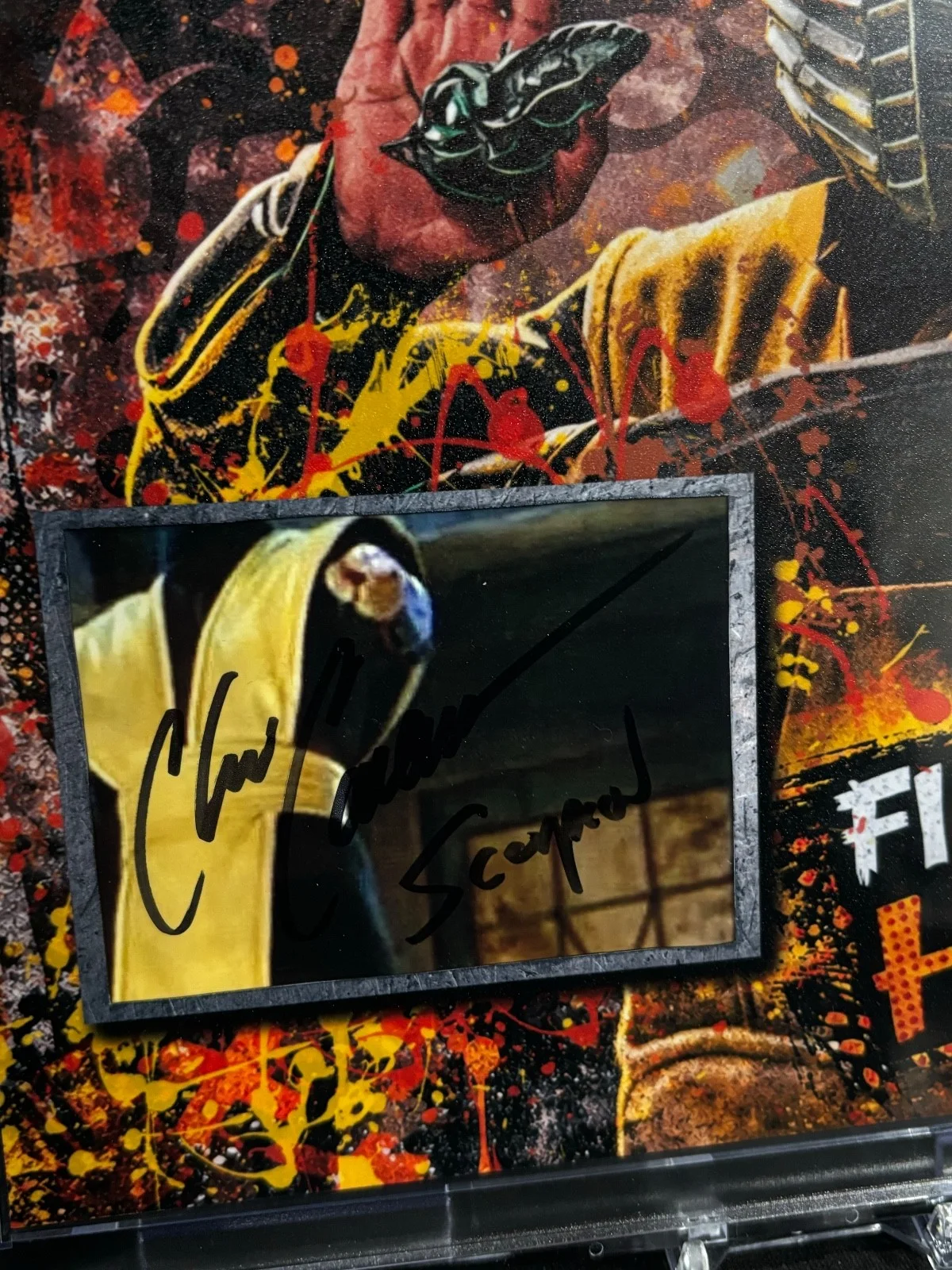 Chris Casamassa — Chris Casamassa as Scorpion – Mortal Kombat – 8×10 Cut Signature – BGS Auth COA, изображение 5