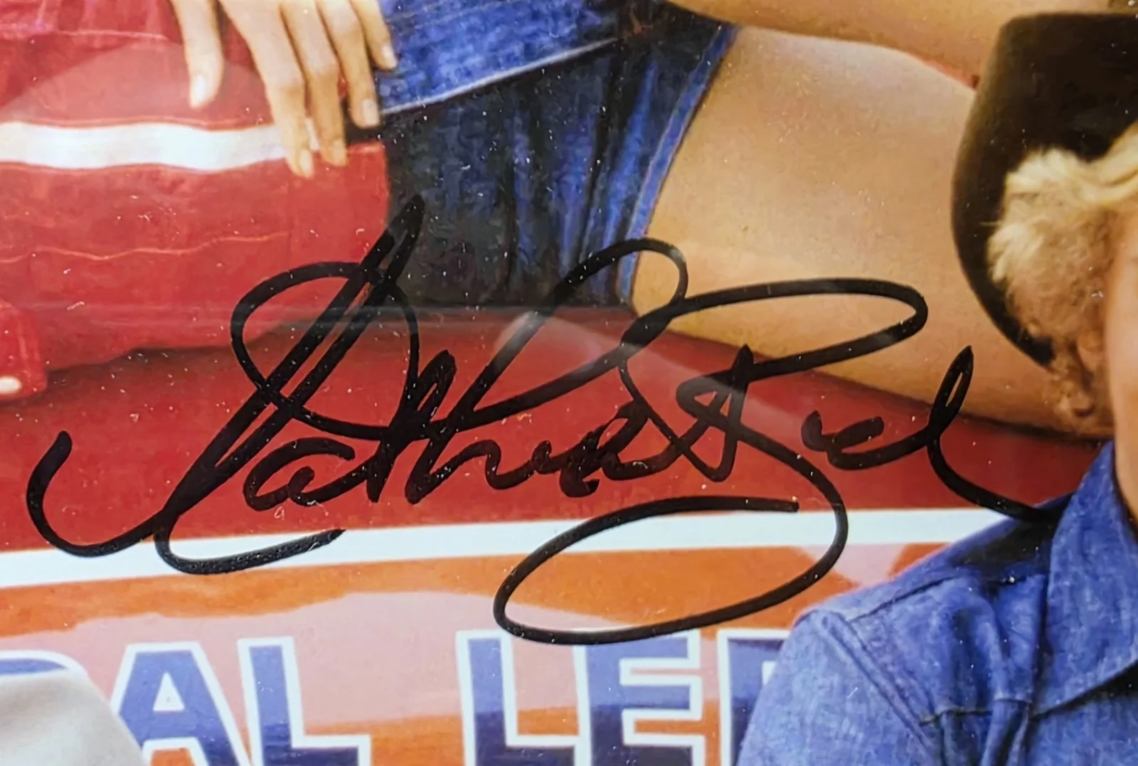 John Schneider — Dukes Of Hazzard Cast Signed Framed 16x20 JSA COA Tom Wopat/John Schneider, image 5