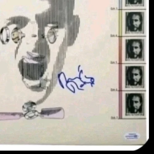 Mike & The Mechanics Mike Rutherford Signed Album LP ACOA. Signed Cover Only, image 4