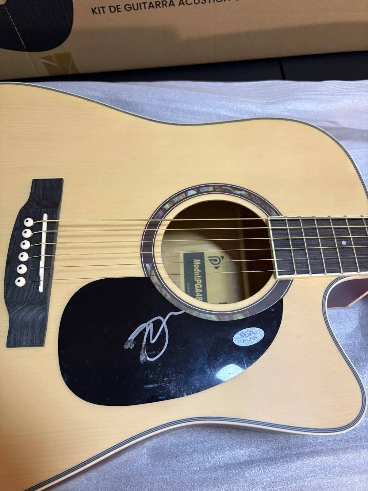 STEPHEN WILSON JR SIGNED F/S ACOUSTIC GUITAR COUNTRY AUTOGRAPH PSA COA RARE HOT, изображение 3