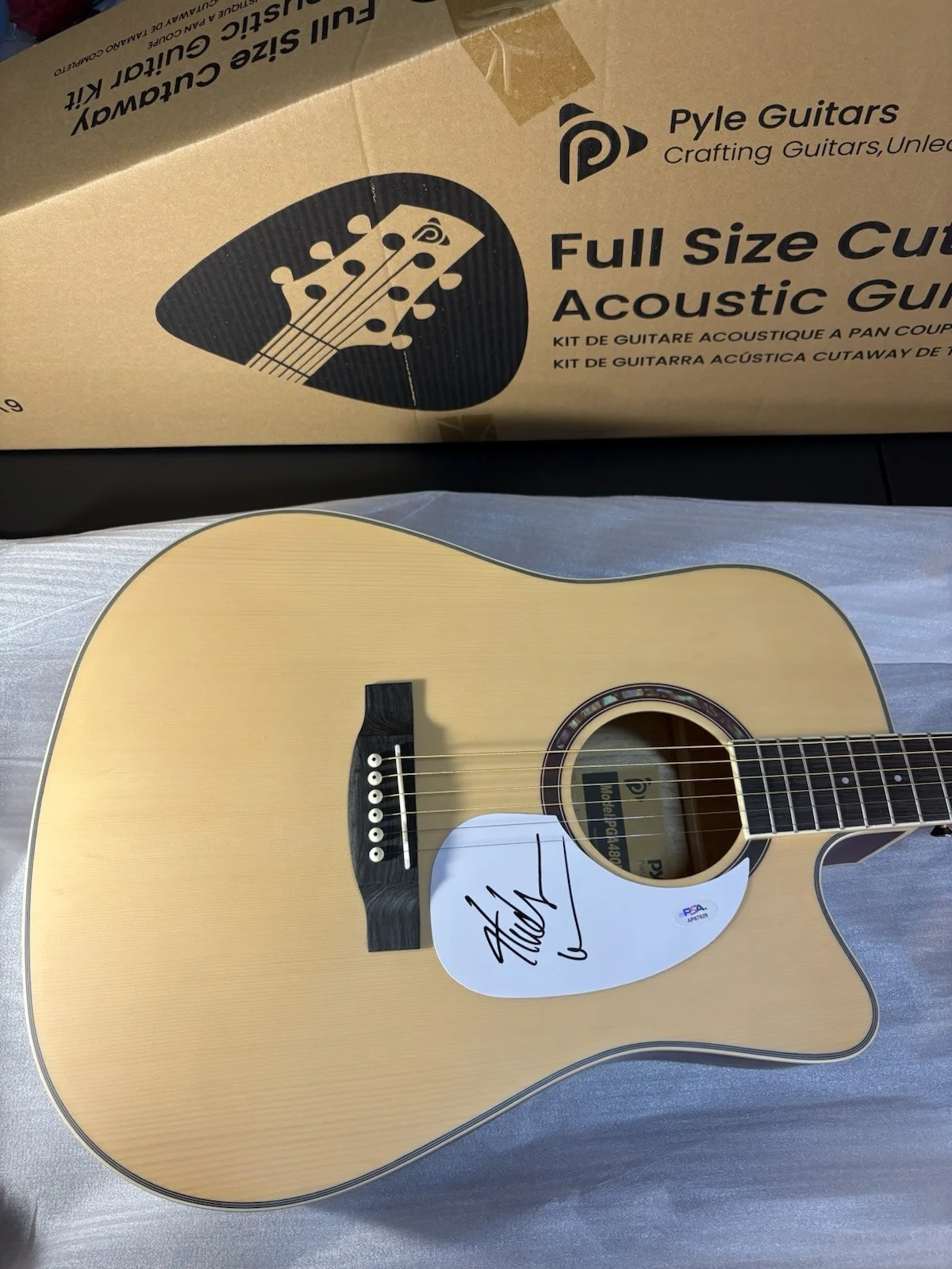 HUDSON WESTBROOK SIGNED F/S ACOUSTIC GUITAR COUNTRY AUTOGRAPHED PSA COA RARE HOT, изображение 2