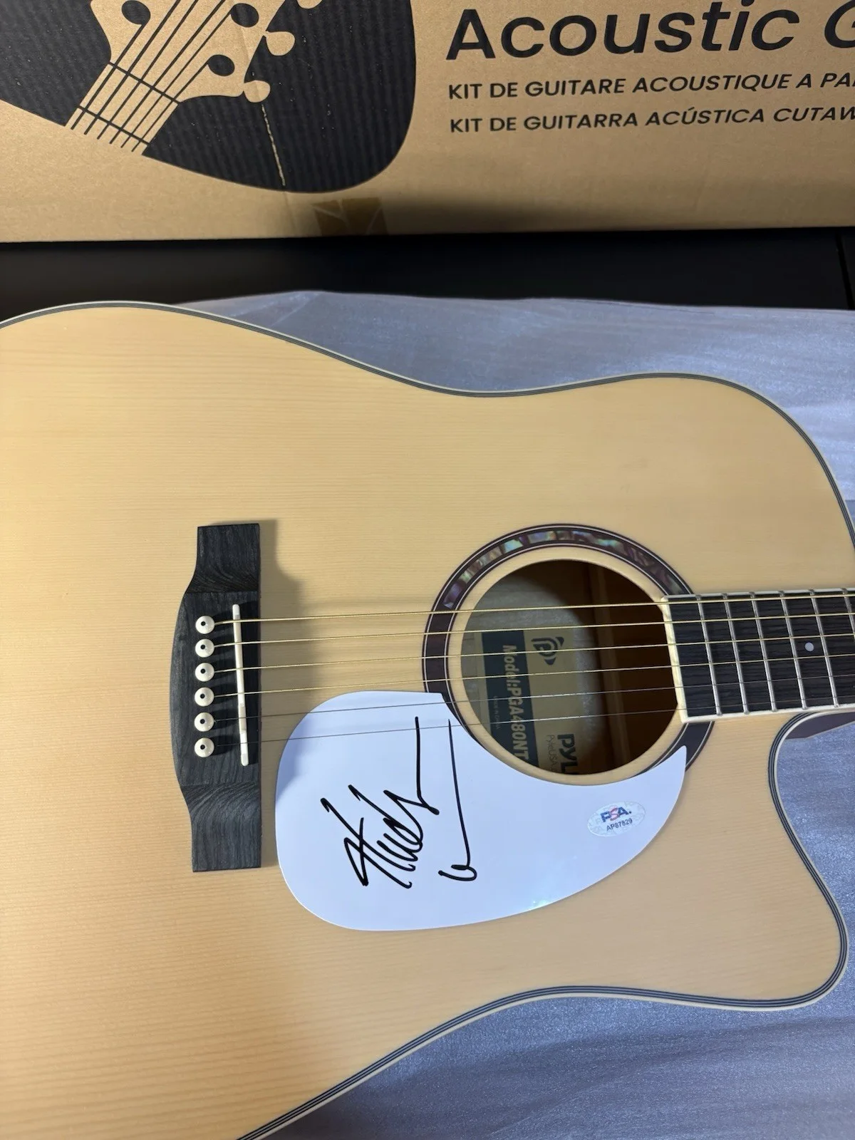 HUDSON WESTBROOK SIGNED F/S ACOUSTIC GUITAR COUNTRY AUTOGRAPHED PSA COA RARE HOT, изображение 3
