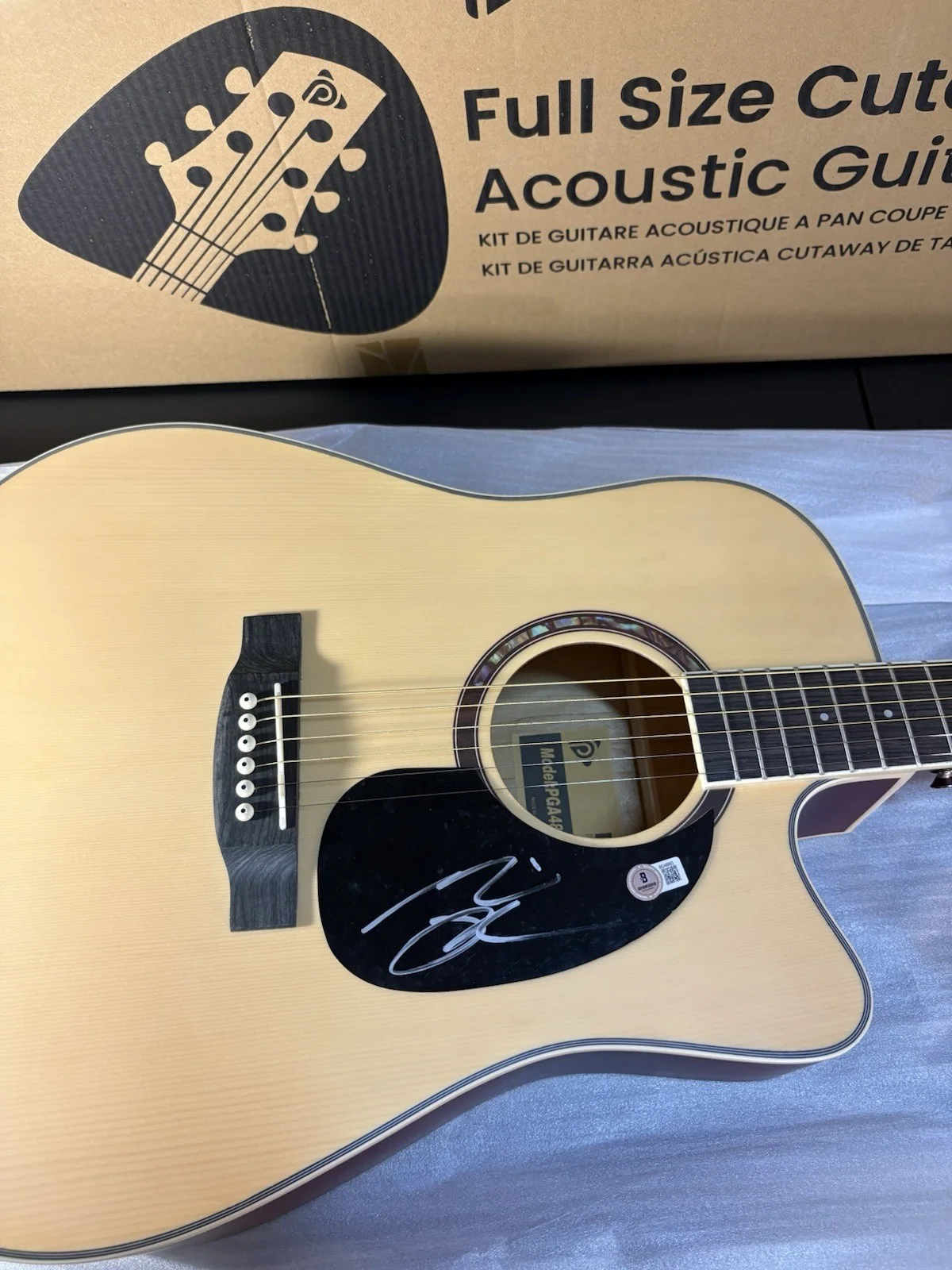 GAVIN ADCOCK SIGNED F/S ACOUSTIC GUITAR COUNTRY AUTOGRAPHED PSA COA RARE HOT, image 3