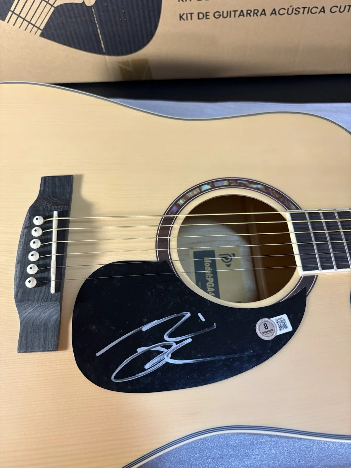 GAVIN ADCOCK SIGNED F/S ACOUSTIC GUITAR COUNTRY AUTOGRAPHED PSA COA RARE HOT, image 4
