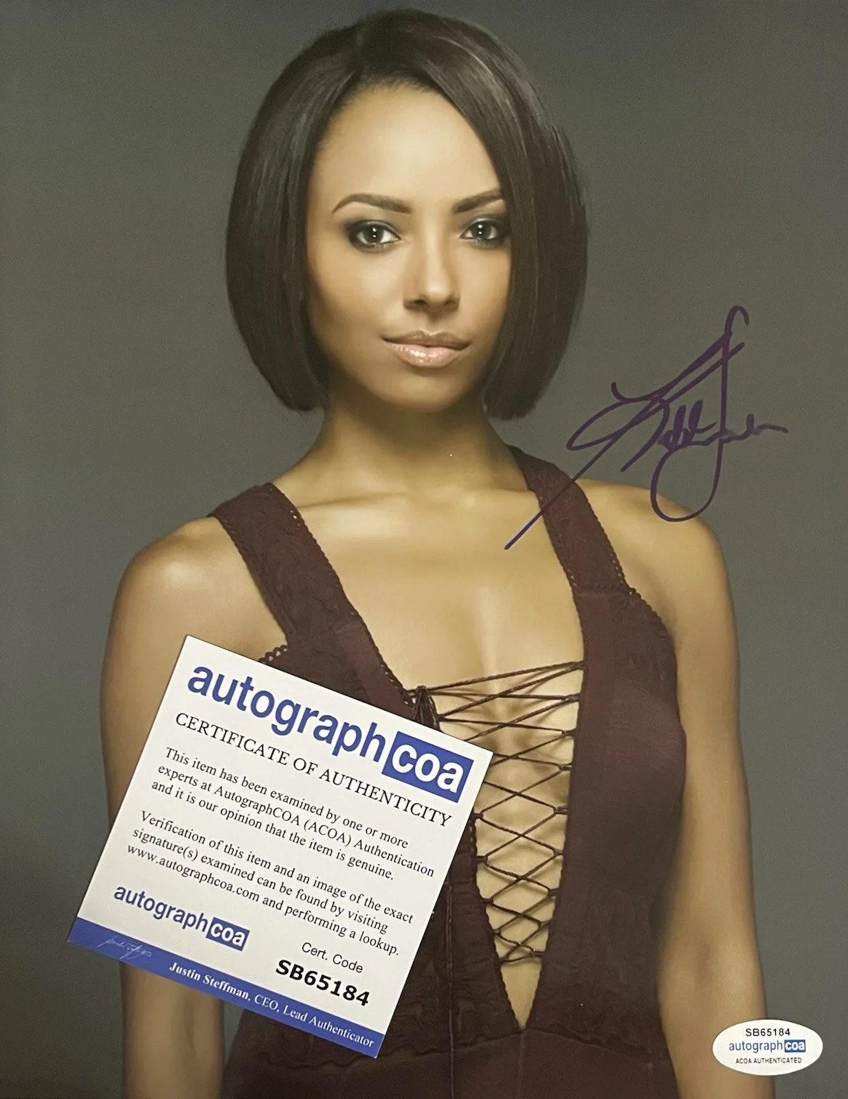 Kat Graham — Kat Graham SIGNED 8x10 Photo Bonnie The Vampire Diaries AUTO COA AUTOGRAPHED, image 3