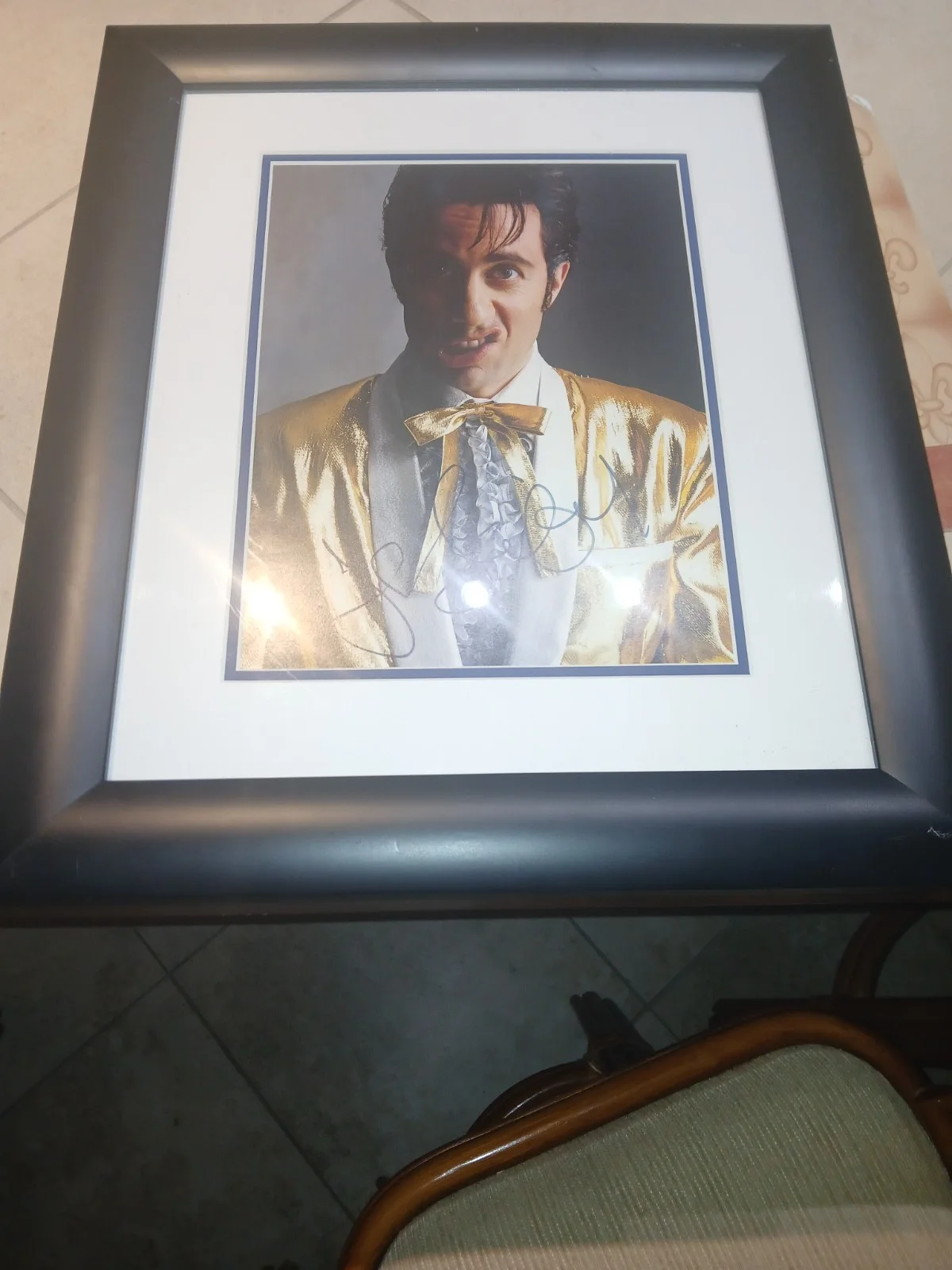 Jerry Seinfeld framed signed picture dressed as Elvis Presley, image 2