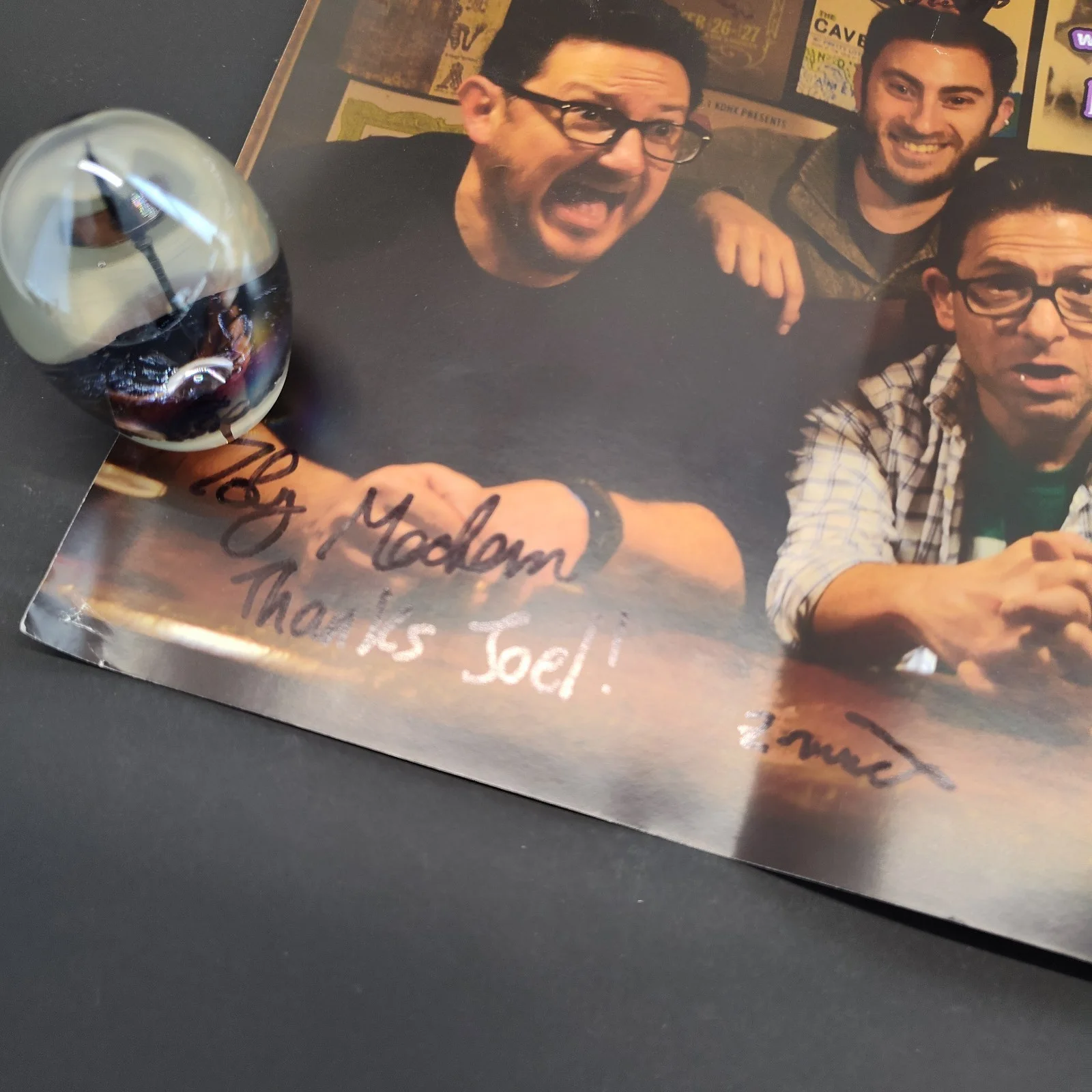 The Grooveliner Album Release Party Concert Promo Bar Poster Signed, изображение 2
