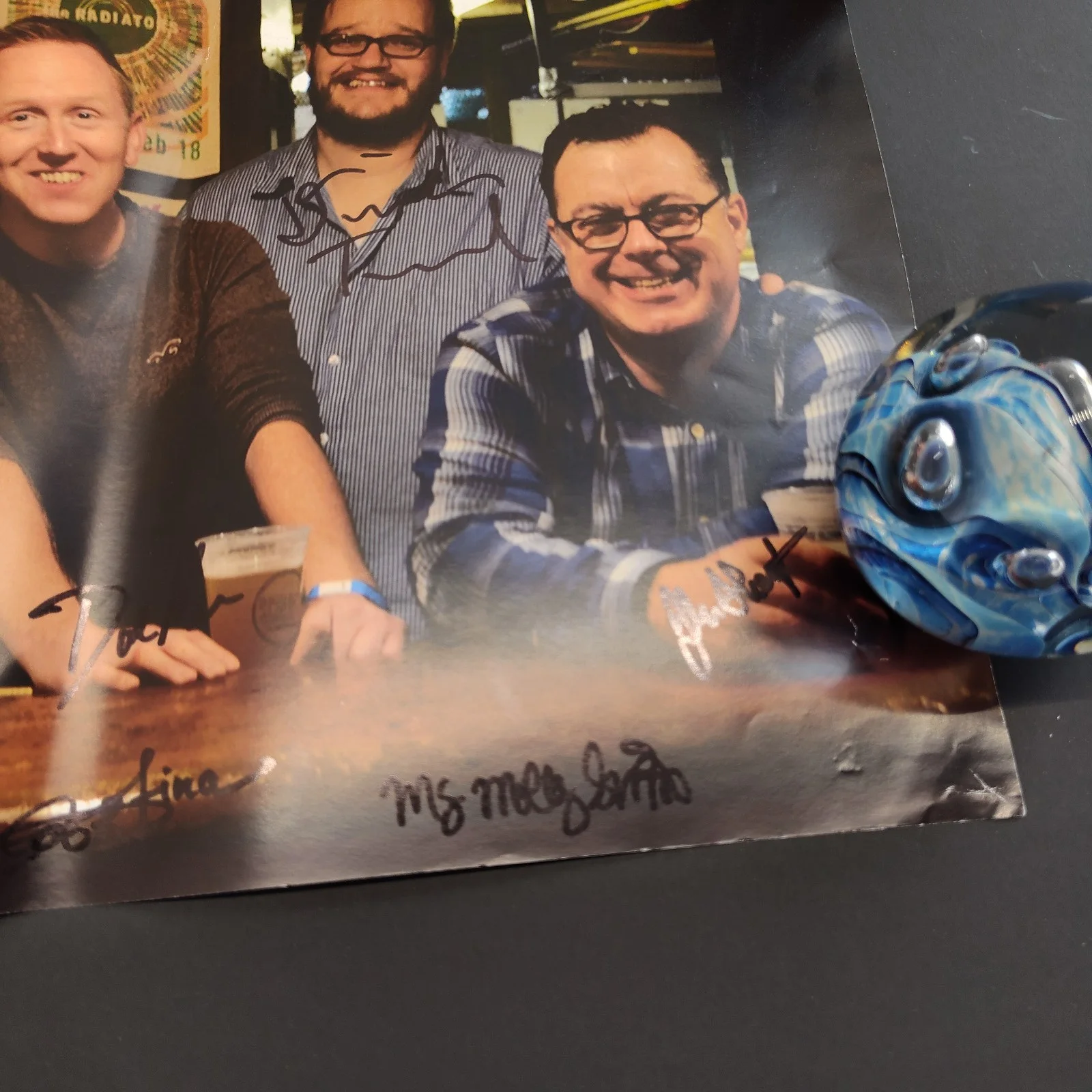 The Grooveliner Album Release Party Concert Promo Bar Poster Signed, изображение 3